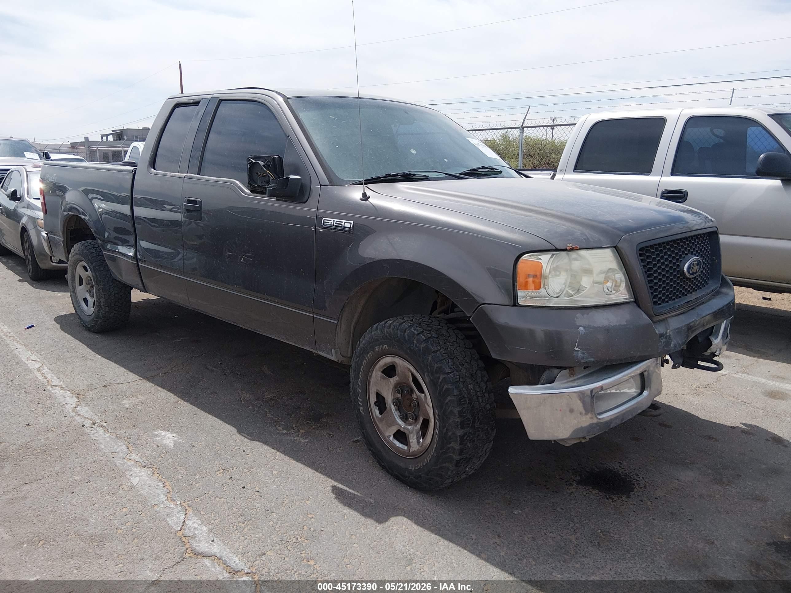 2004 Ford F-150 Fx4/lariat/xl/xlt Gray vin: 1FTPX14524FA01997