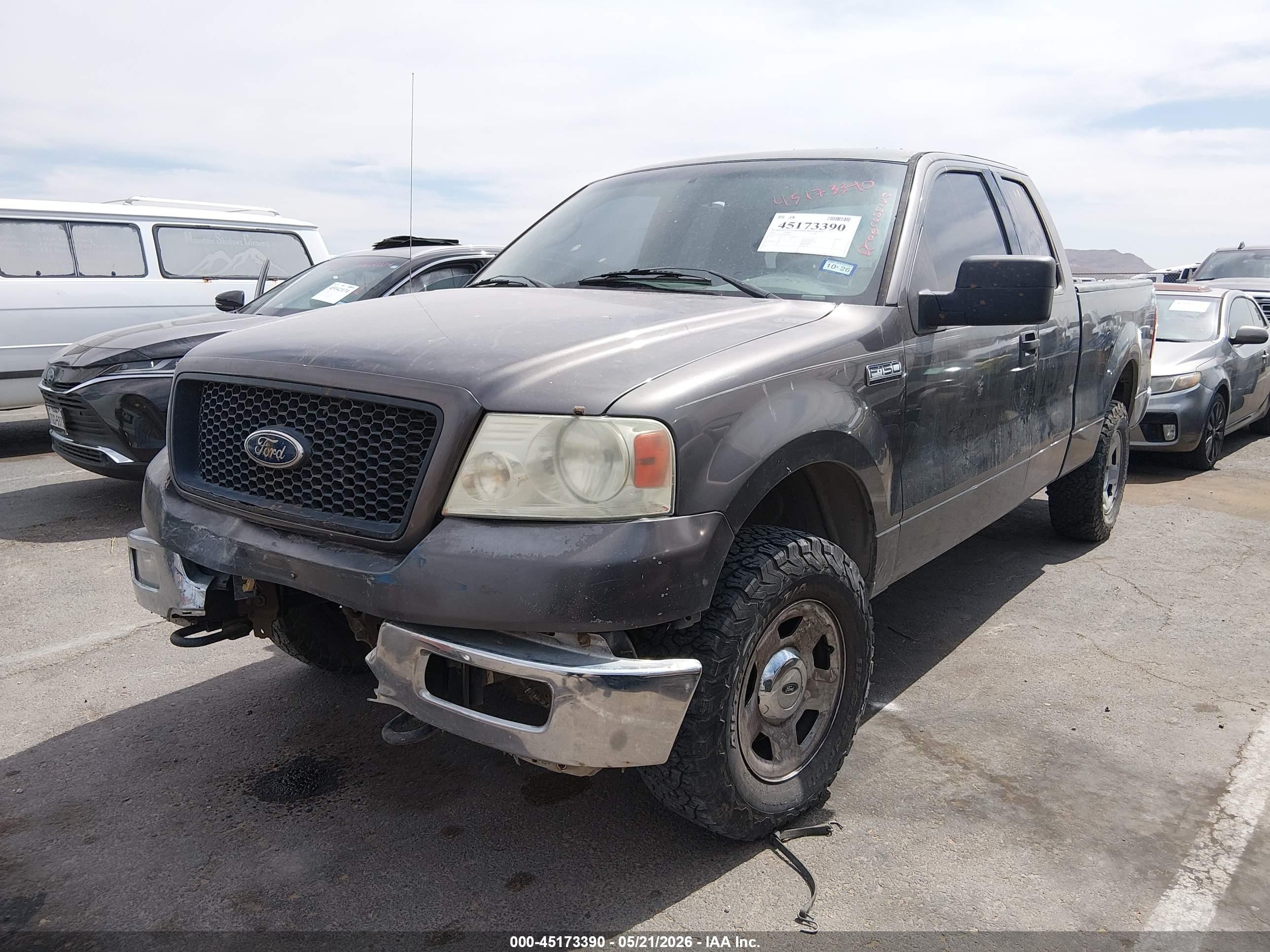 2004 Ford F-150 Fx4/lariat/xl/xlt Gray vin: 1FTPX14524FA01997