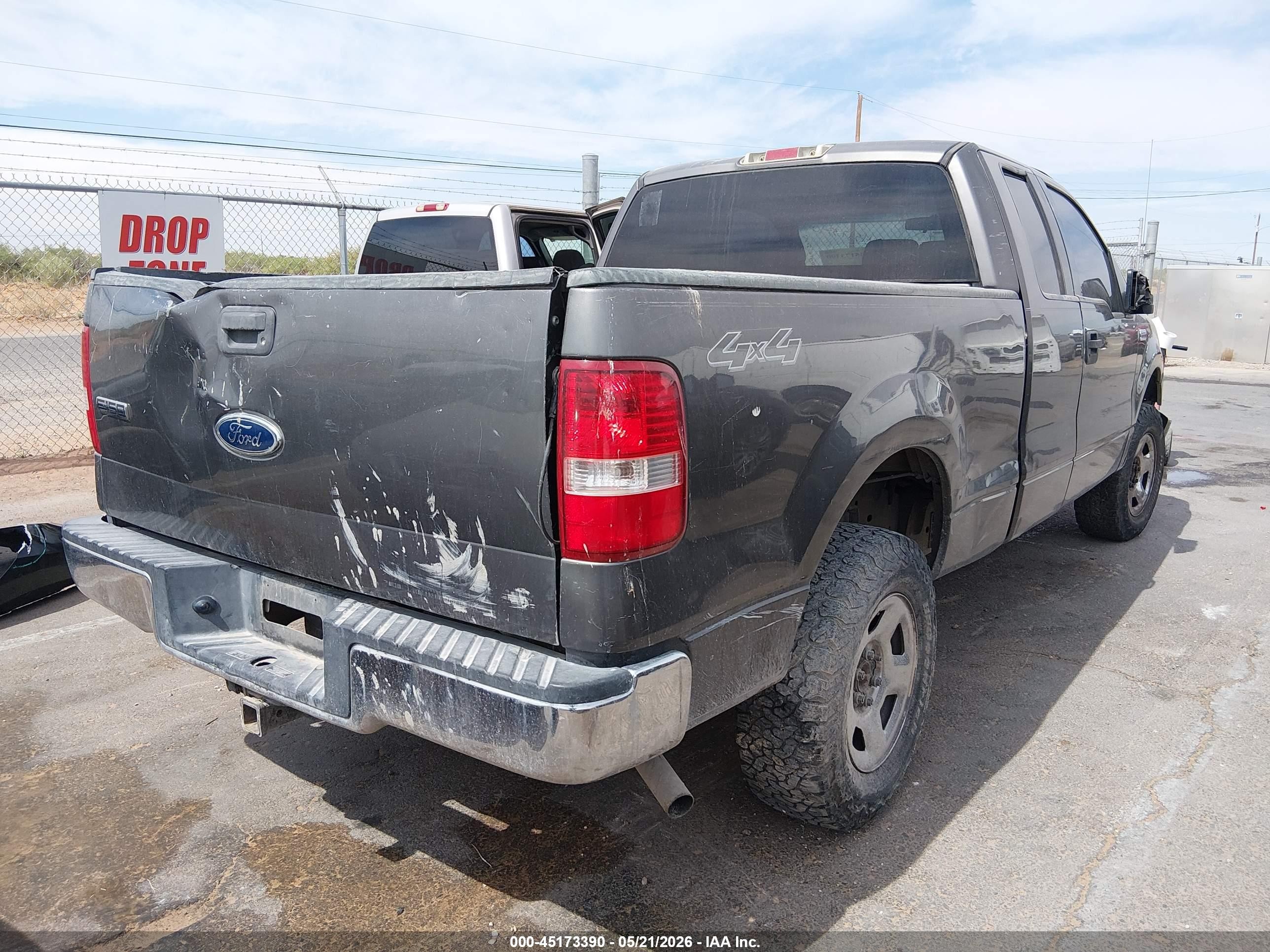 2004 Ford F-150 Fx4/lariat/xl/xlt Gray vin: 1FTPX14524FA01997