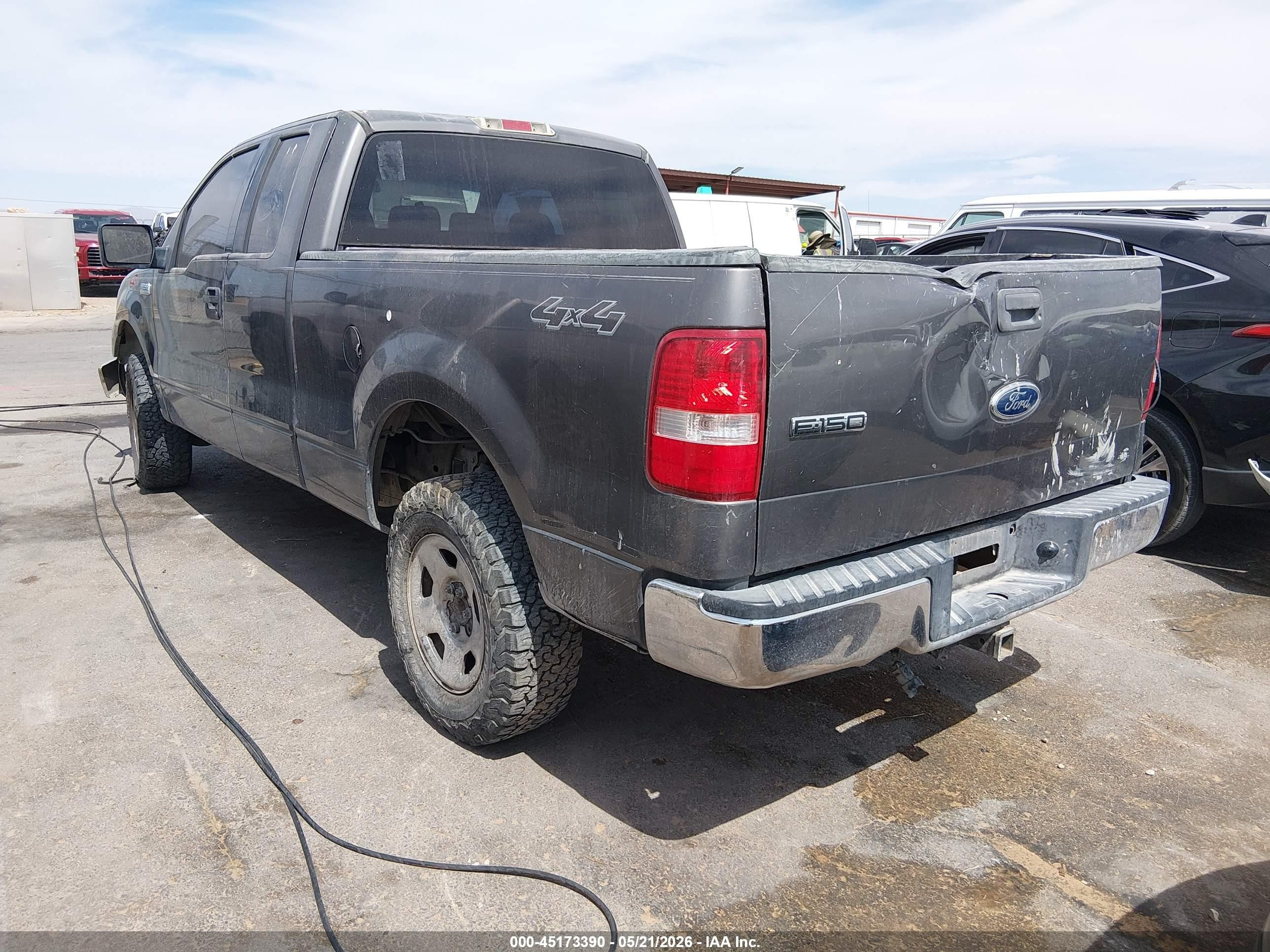 2004 Ford F-150 Fx4/lariat/xl/xlt Gray vin: 1FTPX14524FA01997