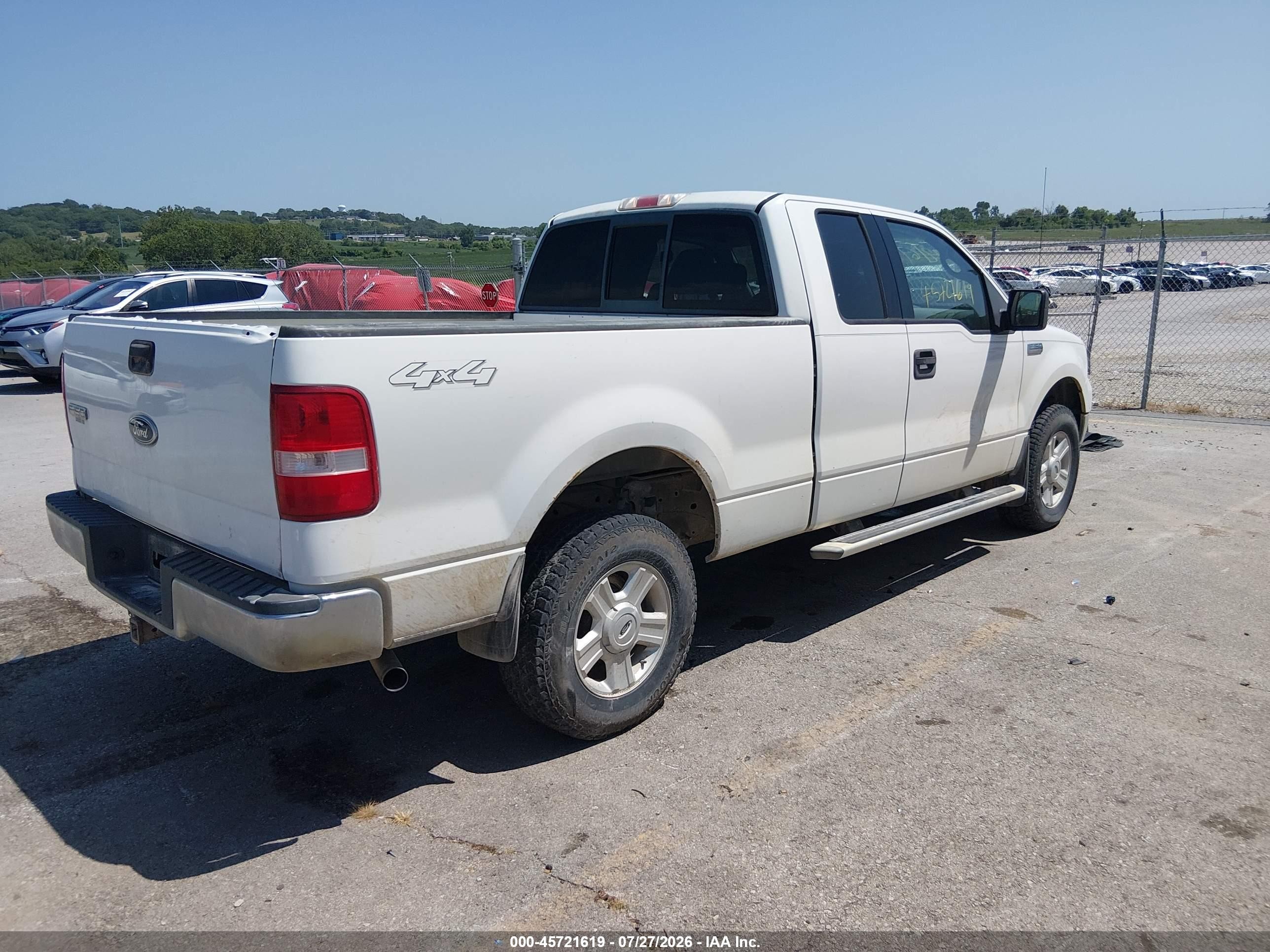 2004 Ford F-150 Fx4/lariat/xl/xlt White vin: 1FTPX14524KD88445
