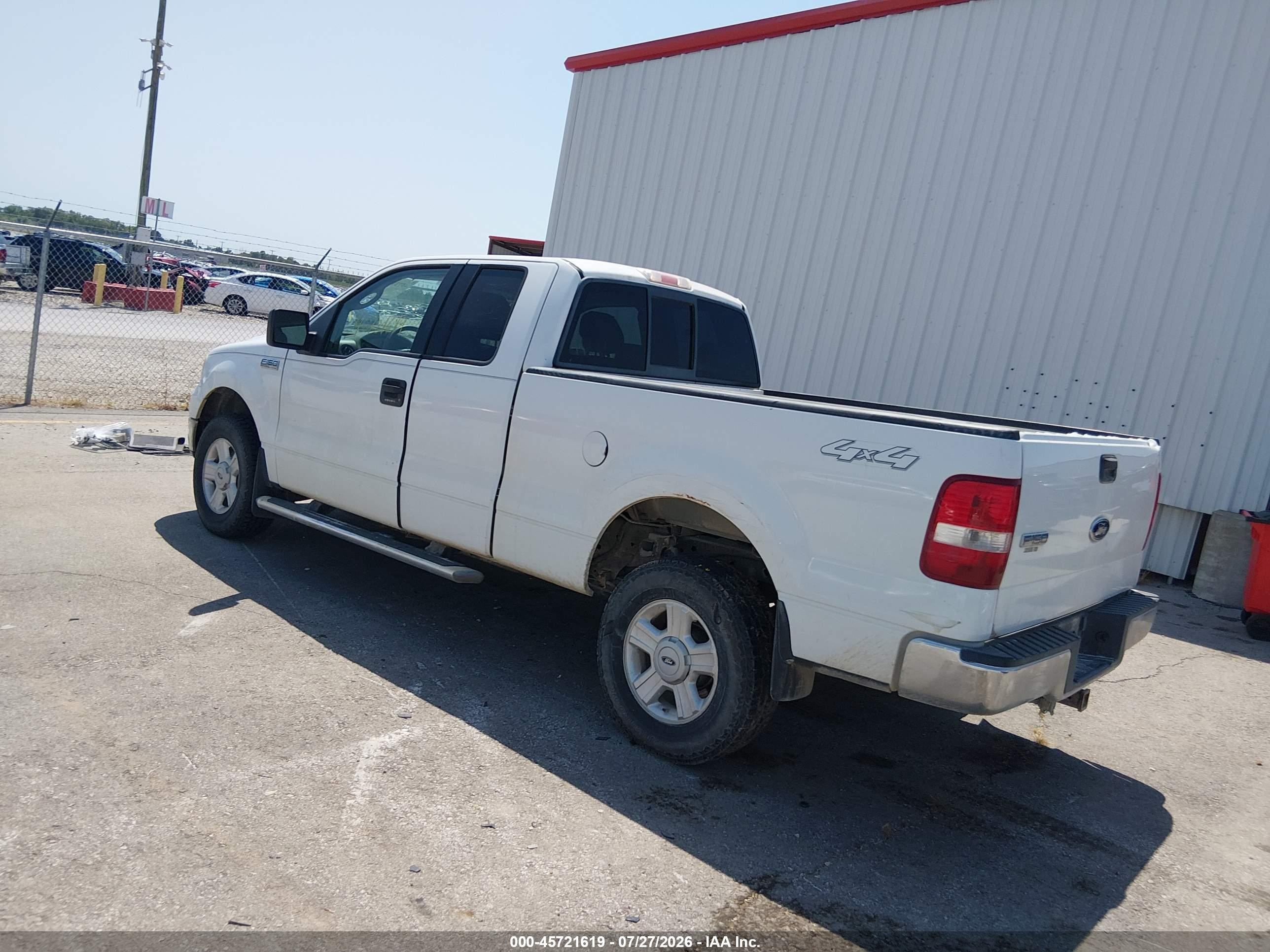 2004 Ford F-150 Fx4/lariat/xl/xlt White vin: 1FTPX14524KD88445