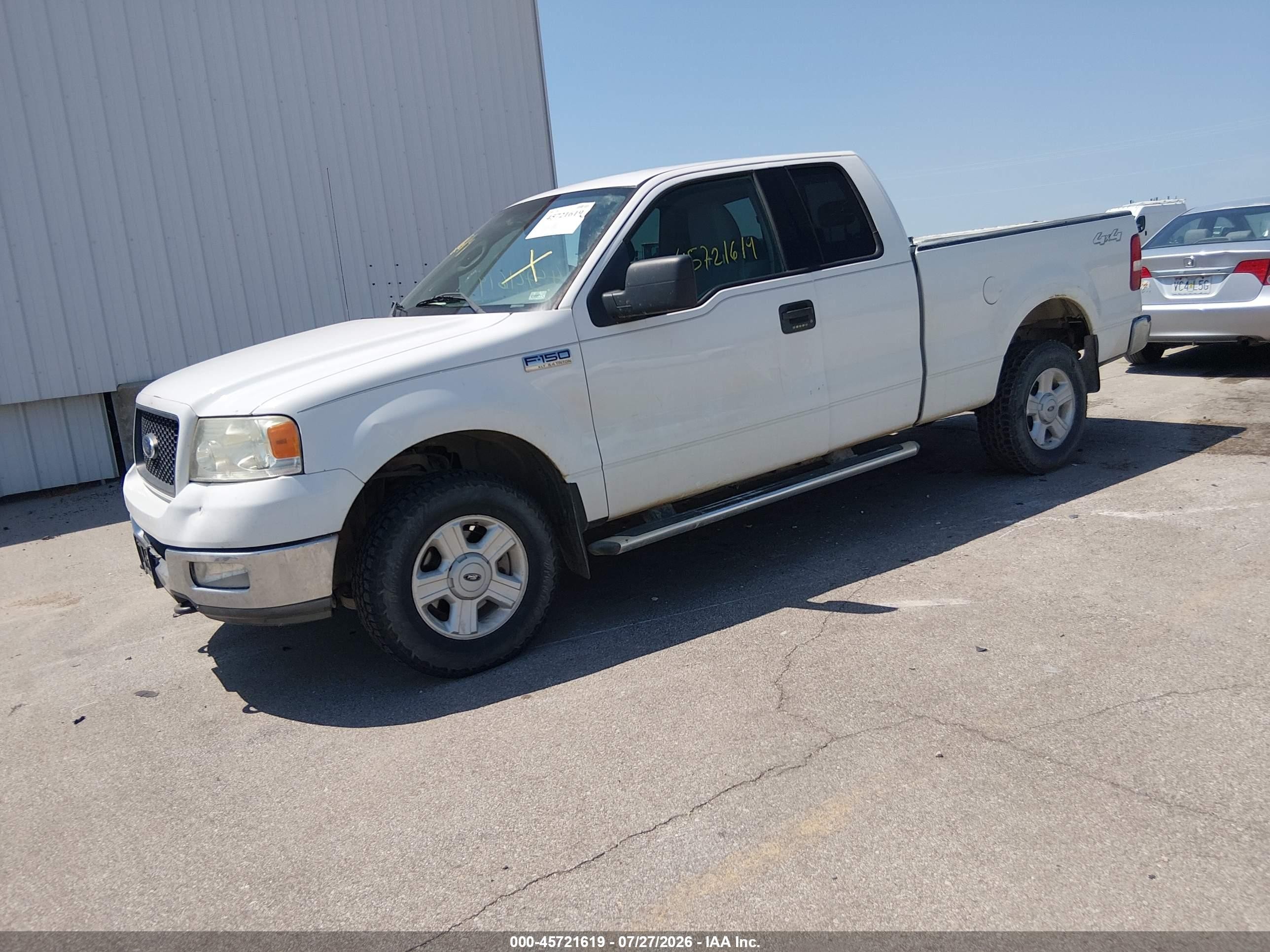 2004 Ford F-150 Fx4/lariat/xl/xlt White vin: 1FTPX14524KD88445