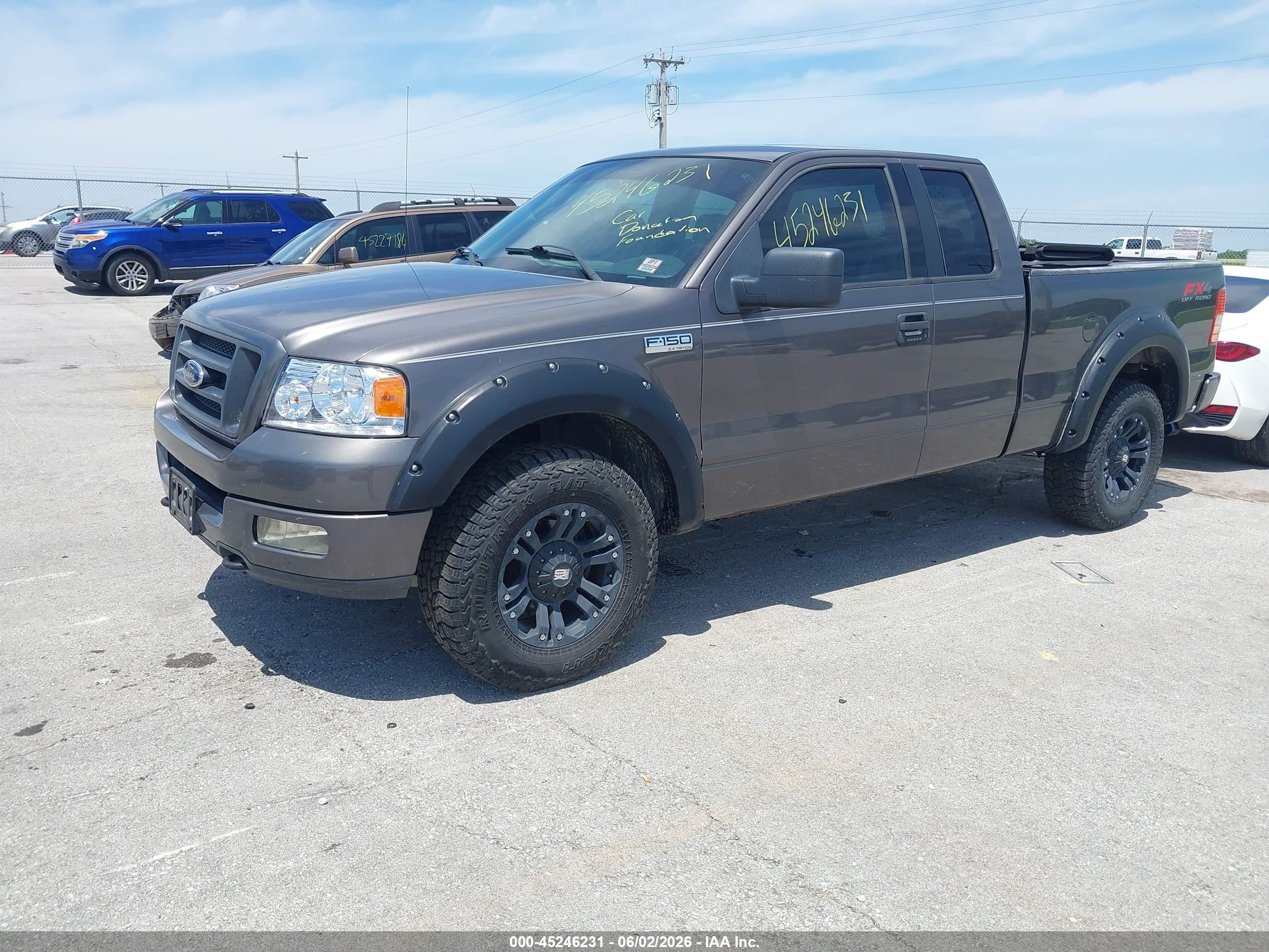 2004 Ford F-150 Fx4/lariat/xl/xlt Серый vin: 1FTPX14524KD93855