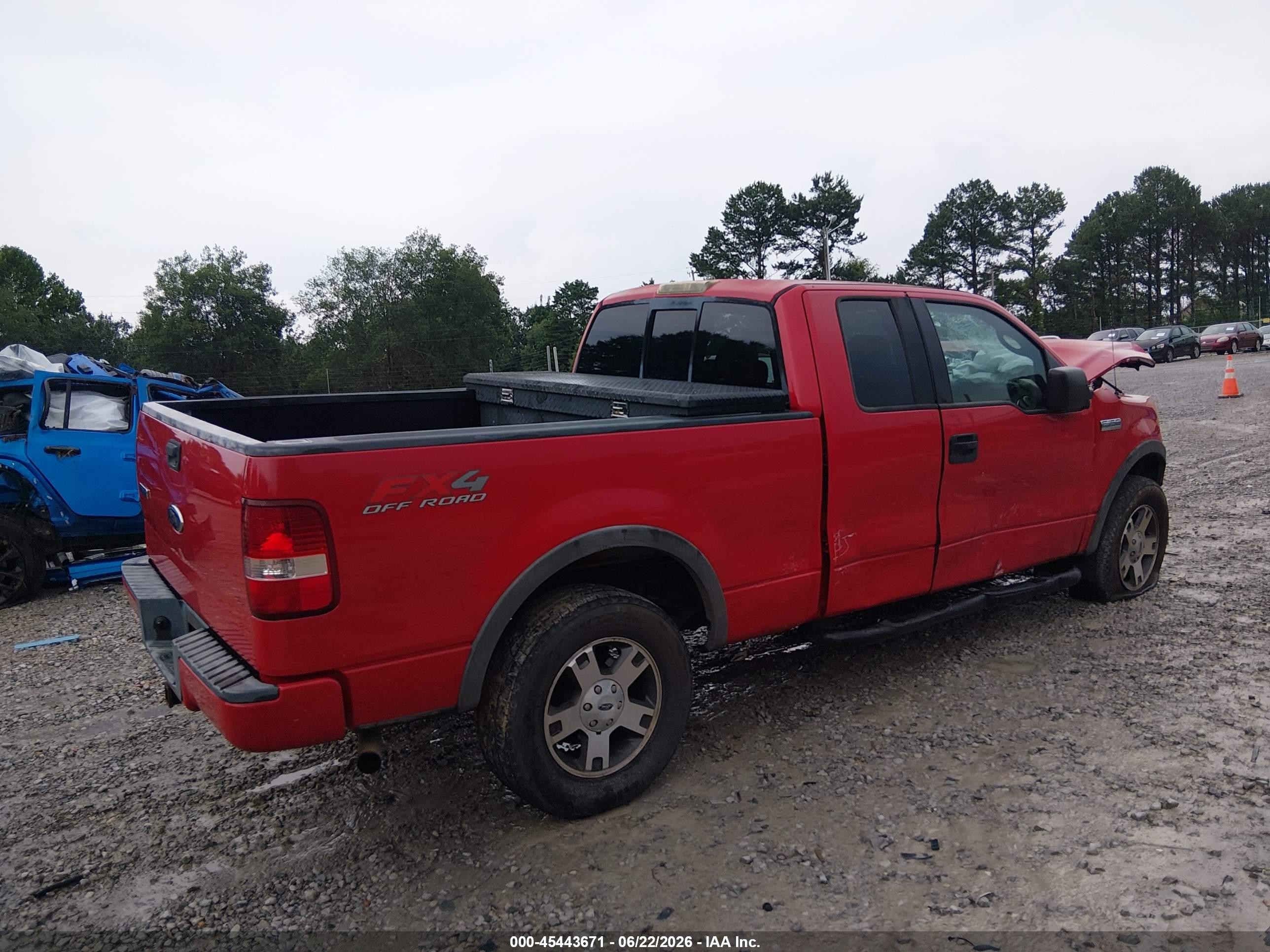 2004 Ford F-150 Fx4/lariat/xl/xlt Red vin: 1FTPX14524NA20099