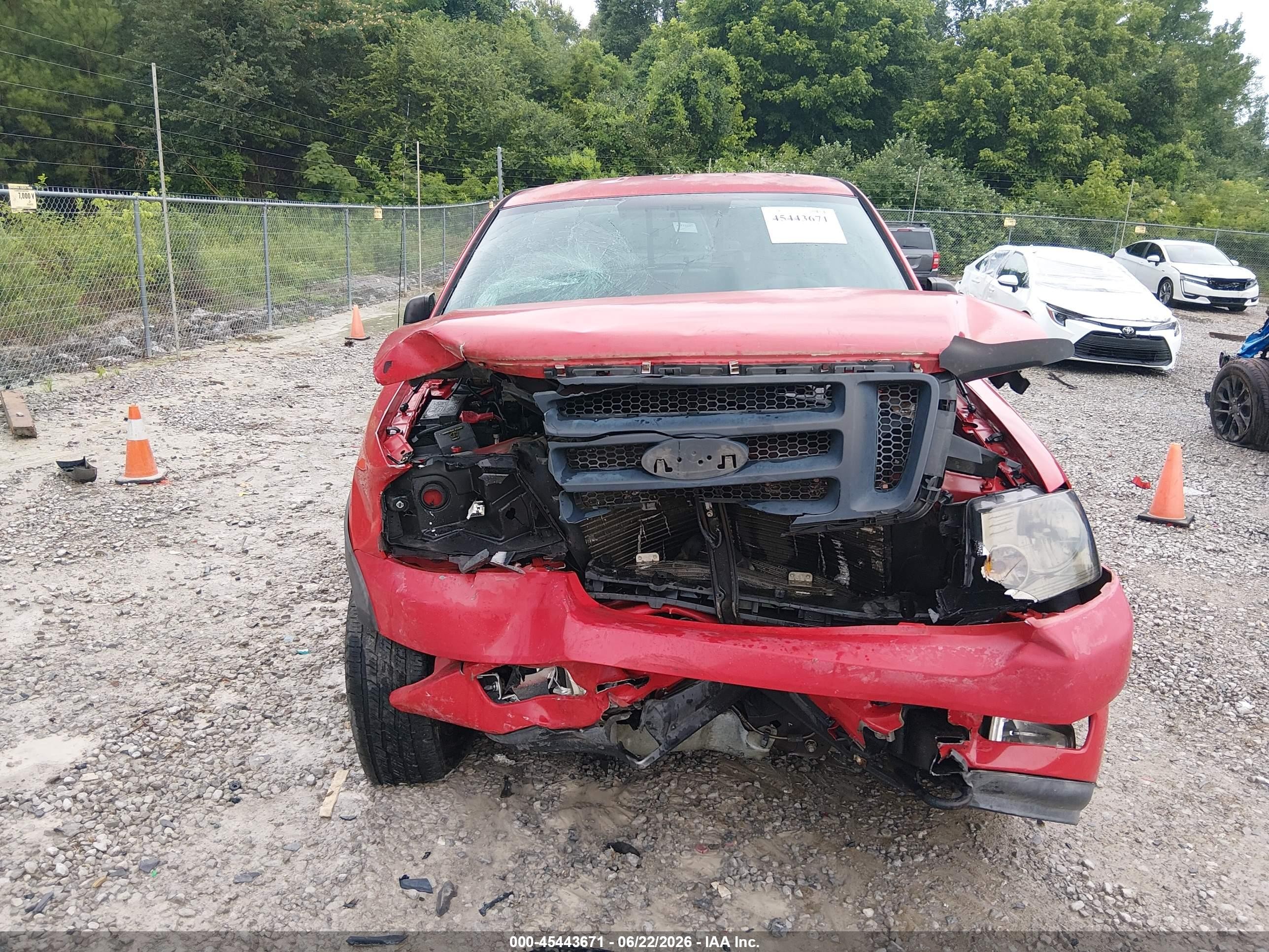 2004 Ford F-150 Fx4/lariat/xl/xlt Red vin: 1FTPX14524NA20099