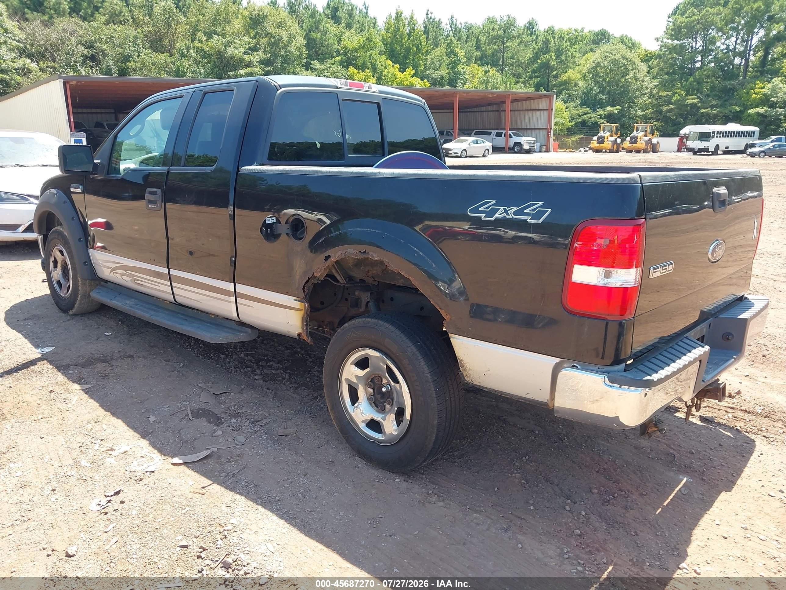 2004 Ford F-150 Fx4/lariat/xl/xlt Black vin: 1FTPX14524NB41683