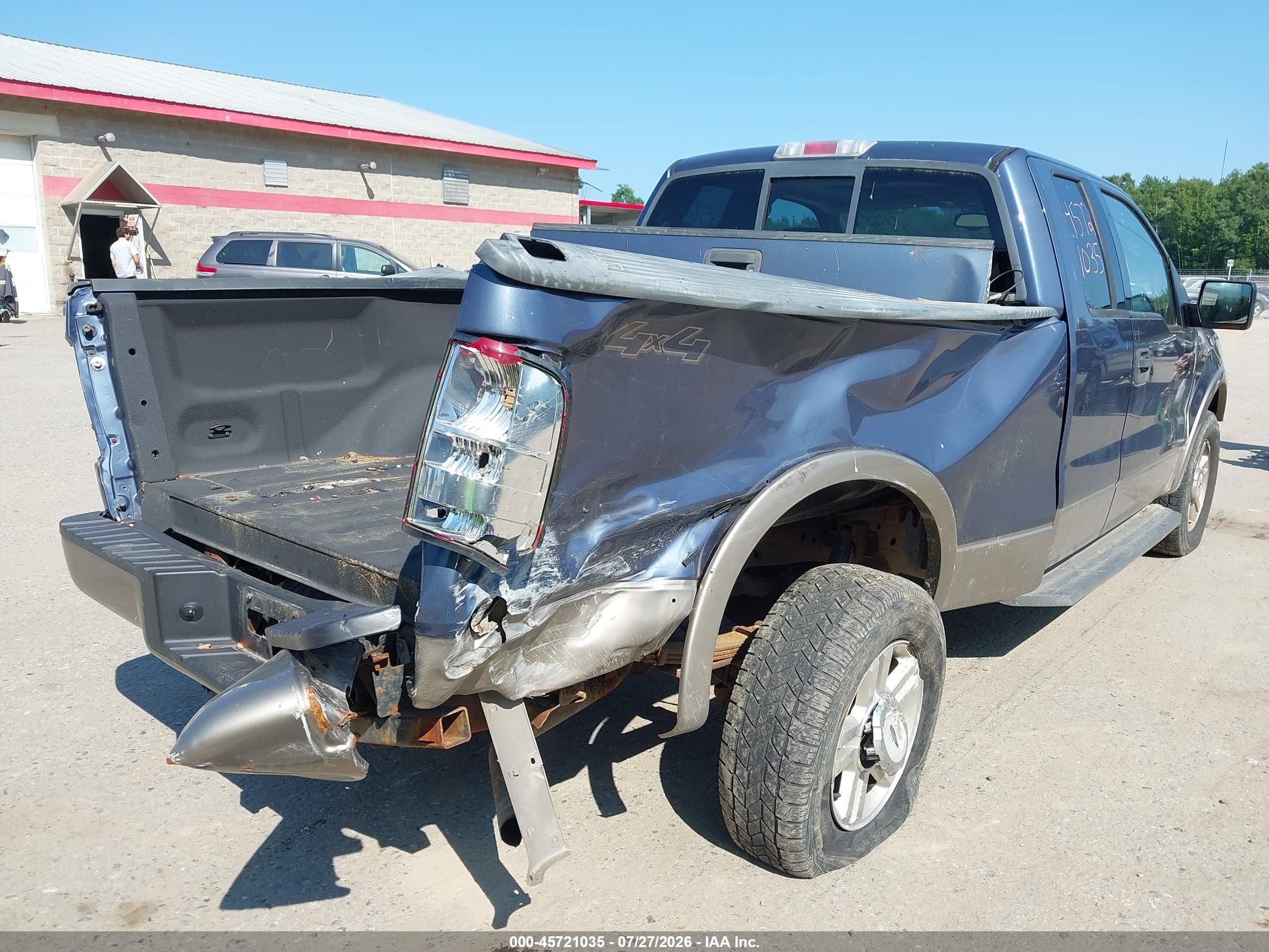 2004 Ford F-150 Fx4/lariat/xl/xlt Blue vin: 1FTPX14524NB91368