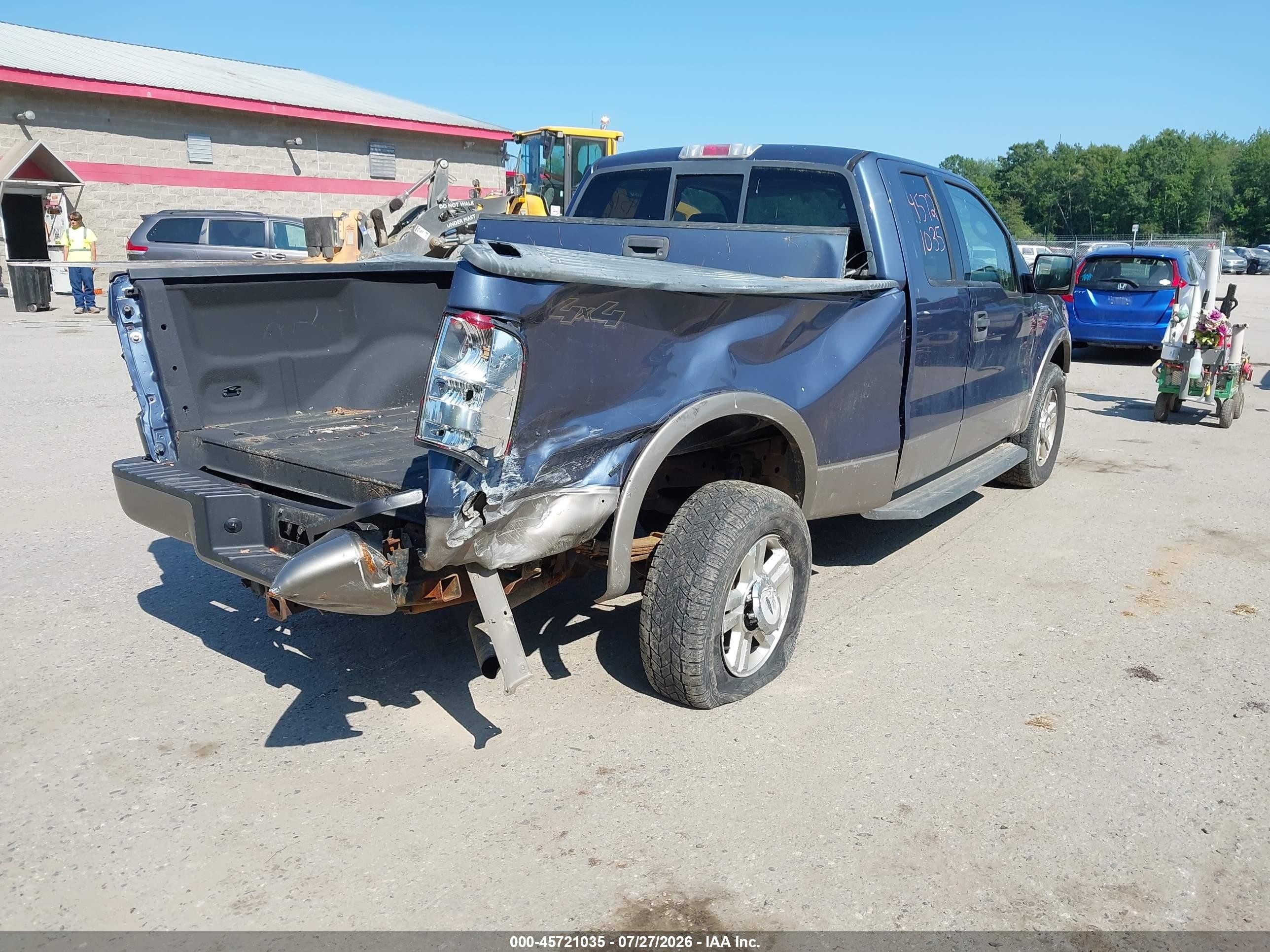 2004 Ford F-150 Fx4/lariat/xl/xlt Blue vin: 1FTPX14524NB91368