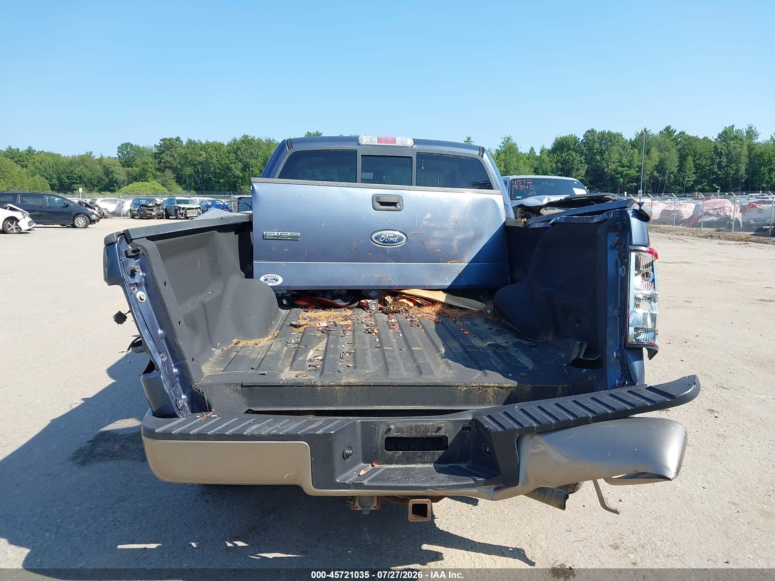 2004 Ford F-150 Fx4/lariat/xl/xlt Blue vin: 1FTPX14524NB91368
