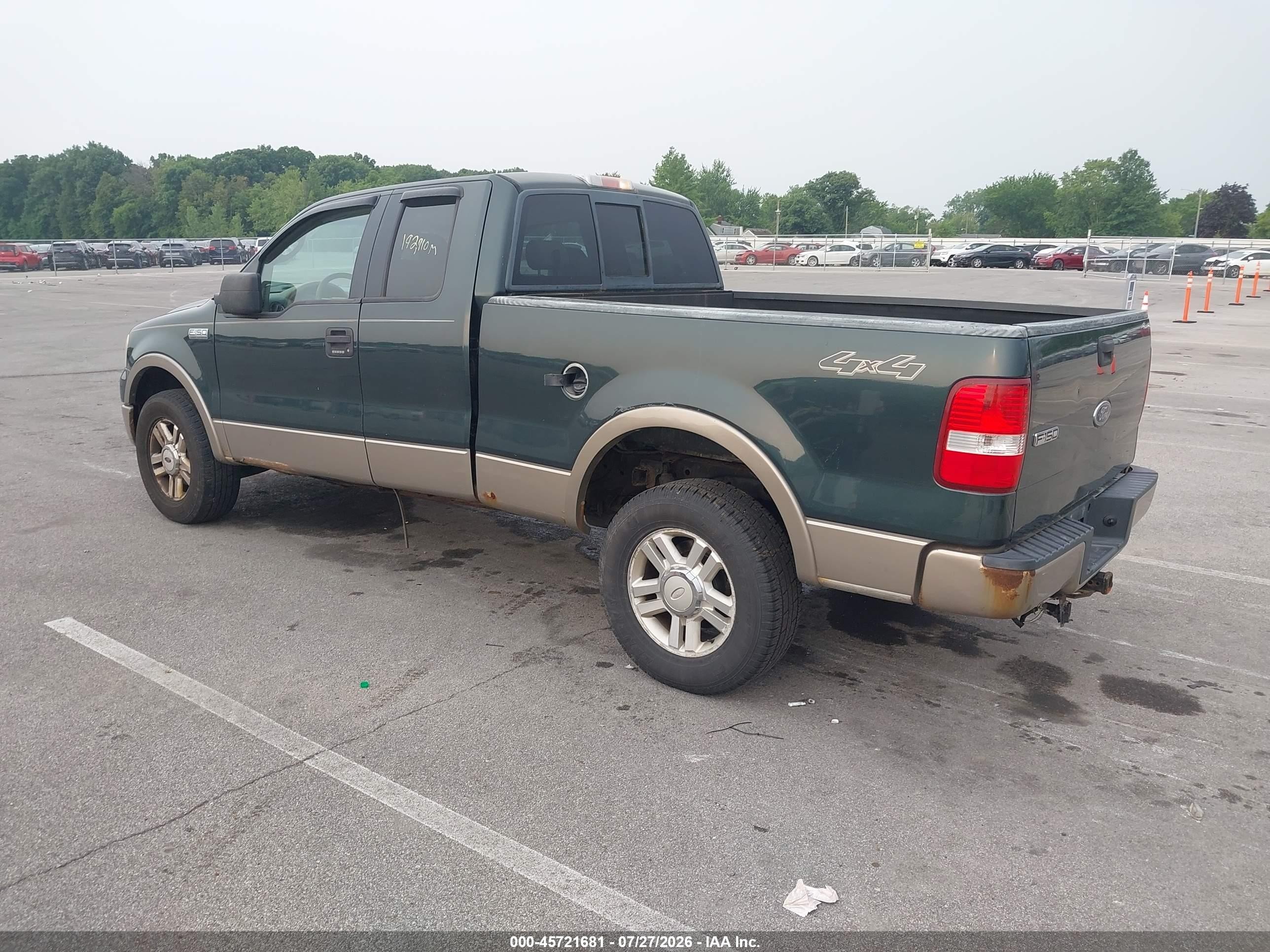 2004 Ford F-150 Fx4/lariat/xl/xlt Green vin: 1FTPX14524NB92911
