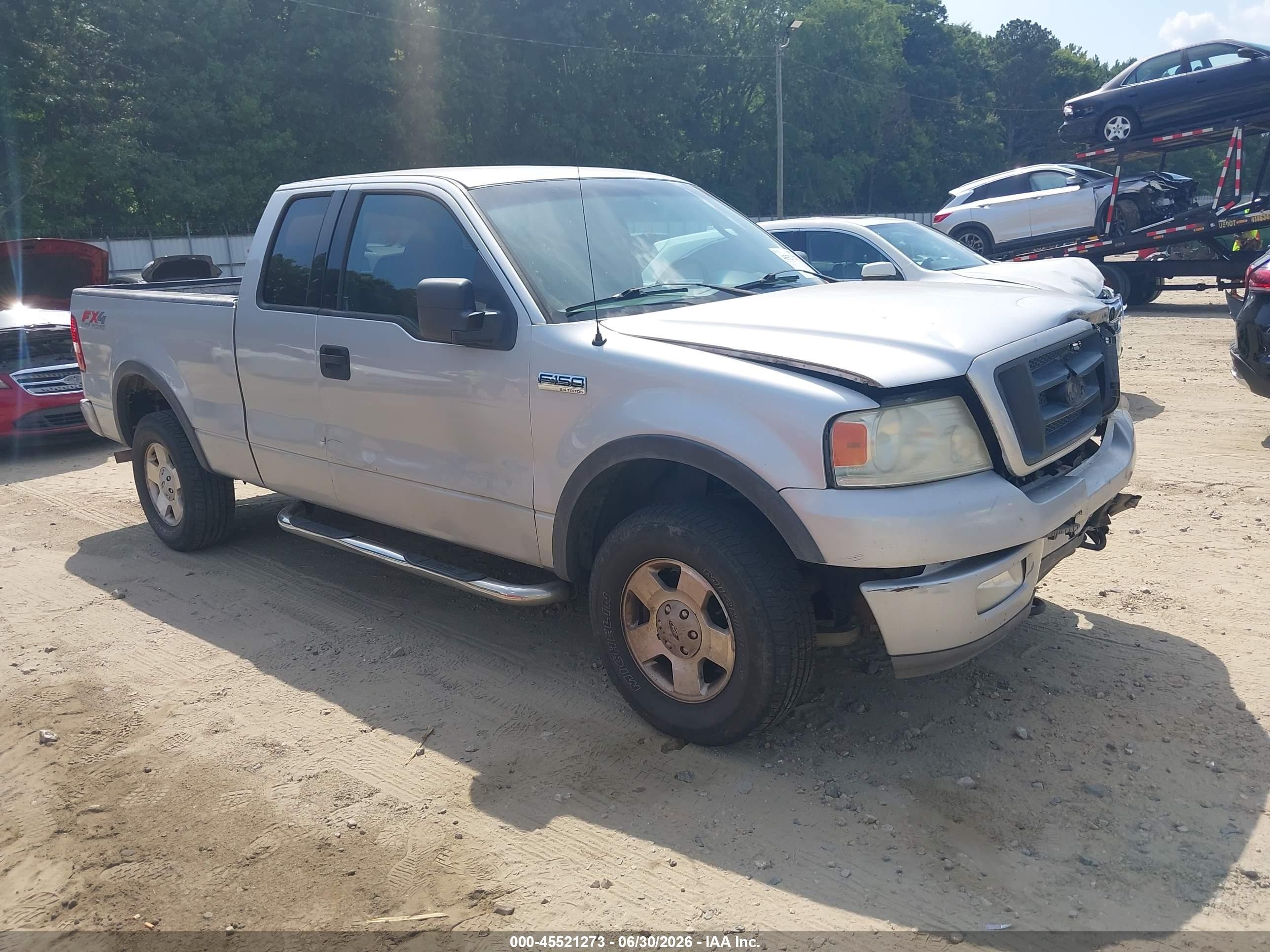 2004 Ford F-150 Fx4/lariat/xl/xlt Gray vin: 1FTPX14524NC61158