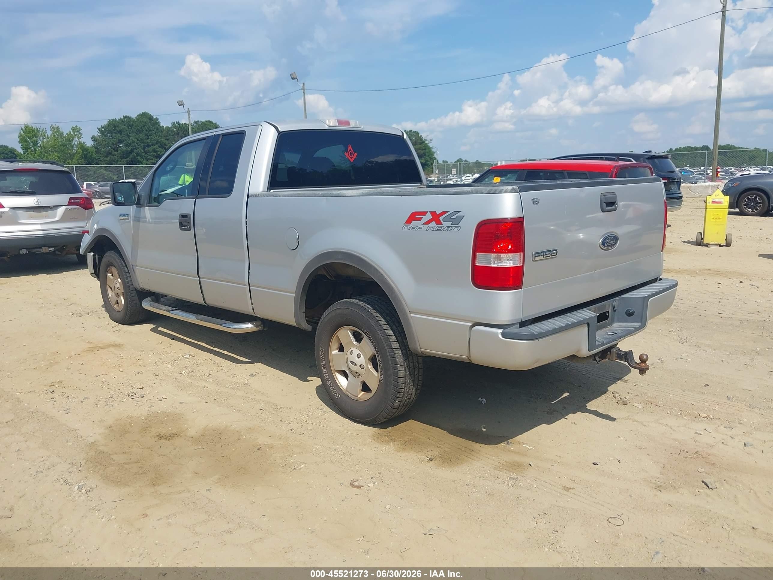 2004 Ford F-150 Fx4/lariat/xl/xlt Gray vin: 1FTPX14524NC61158