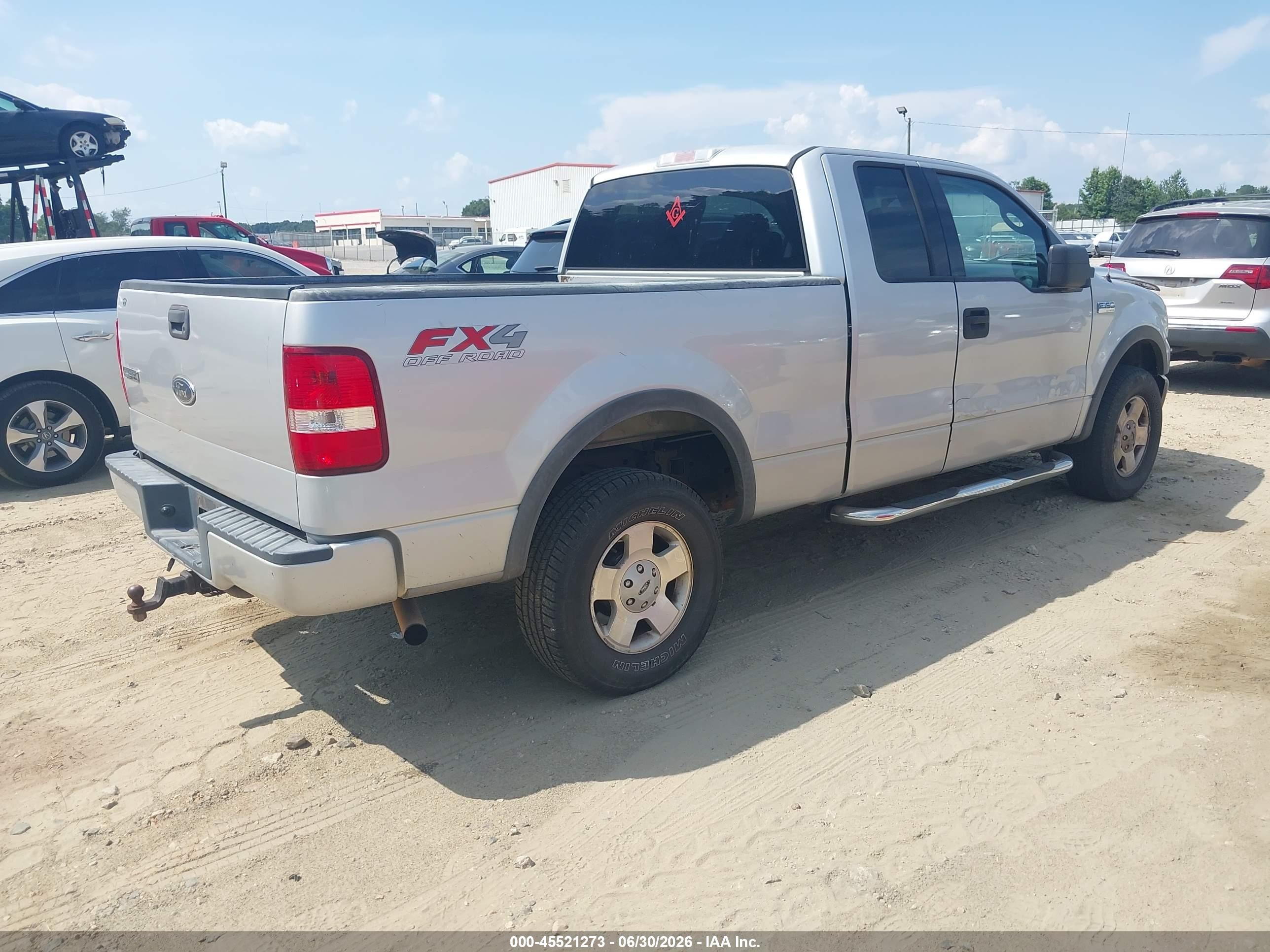 2004 Ford F-150 Fx4/lariat/xl/xlt Gray vin: 1FTPX14524NC61158