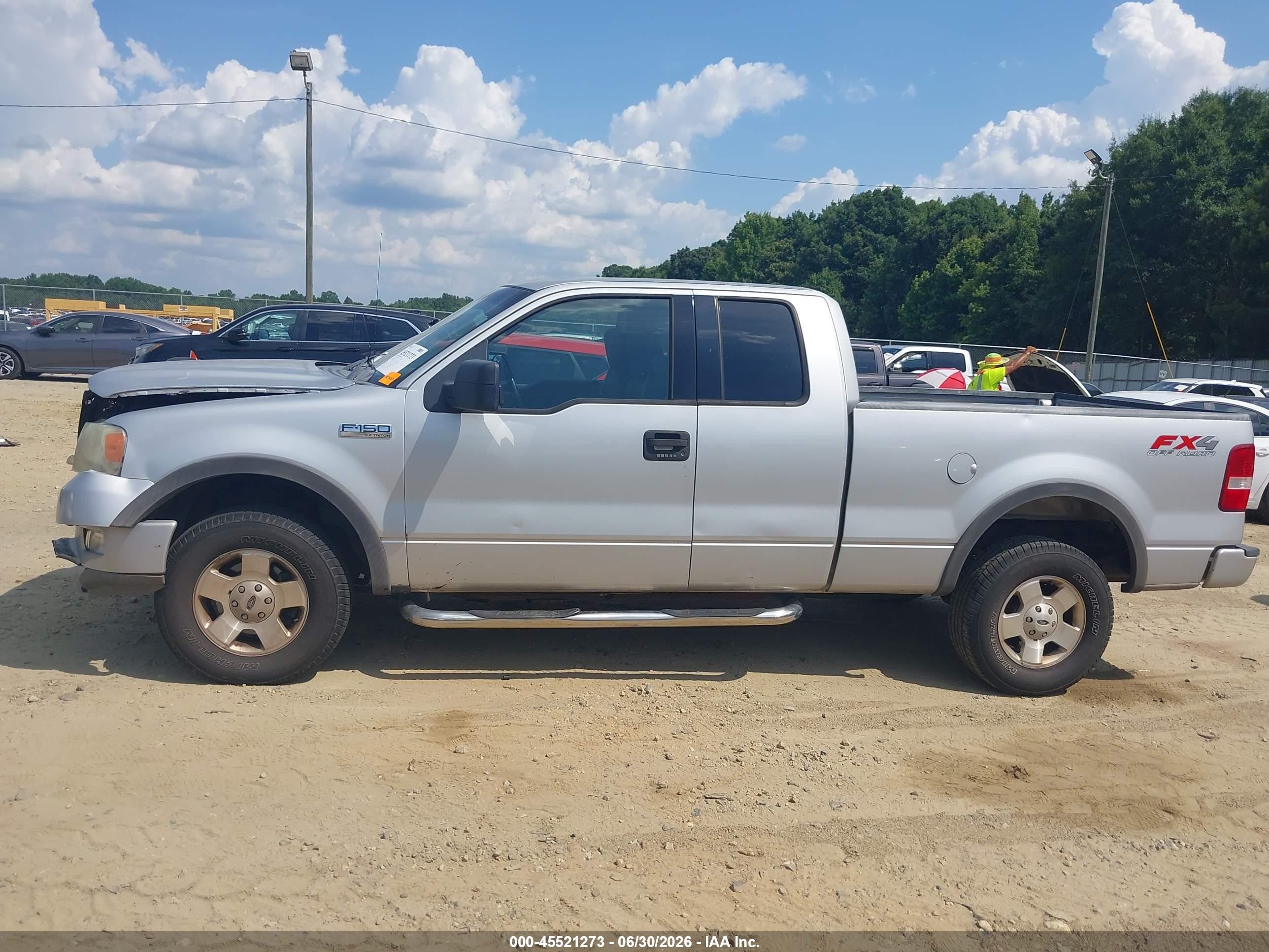 2004 Ford F-150 Fx4/lariat/xl/xlt Gray vin: 1FTPX14524NC61158