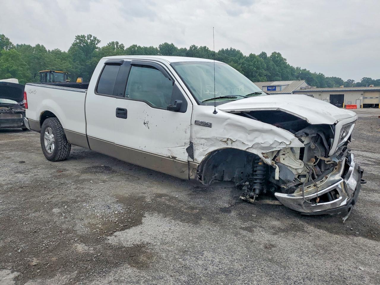 2004 Ford F150 White vin: 1FTPX14524NC71849