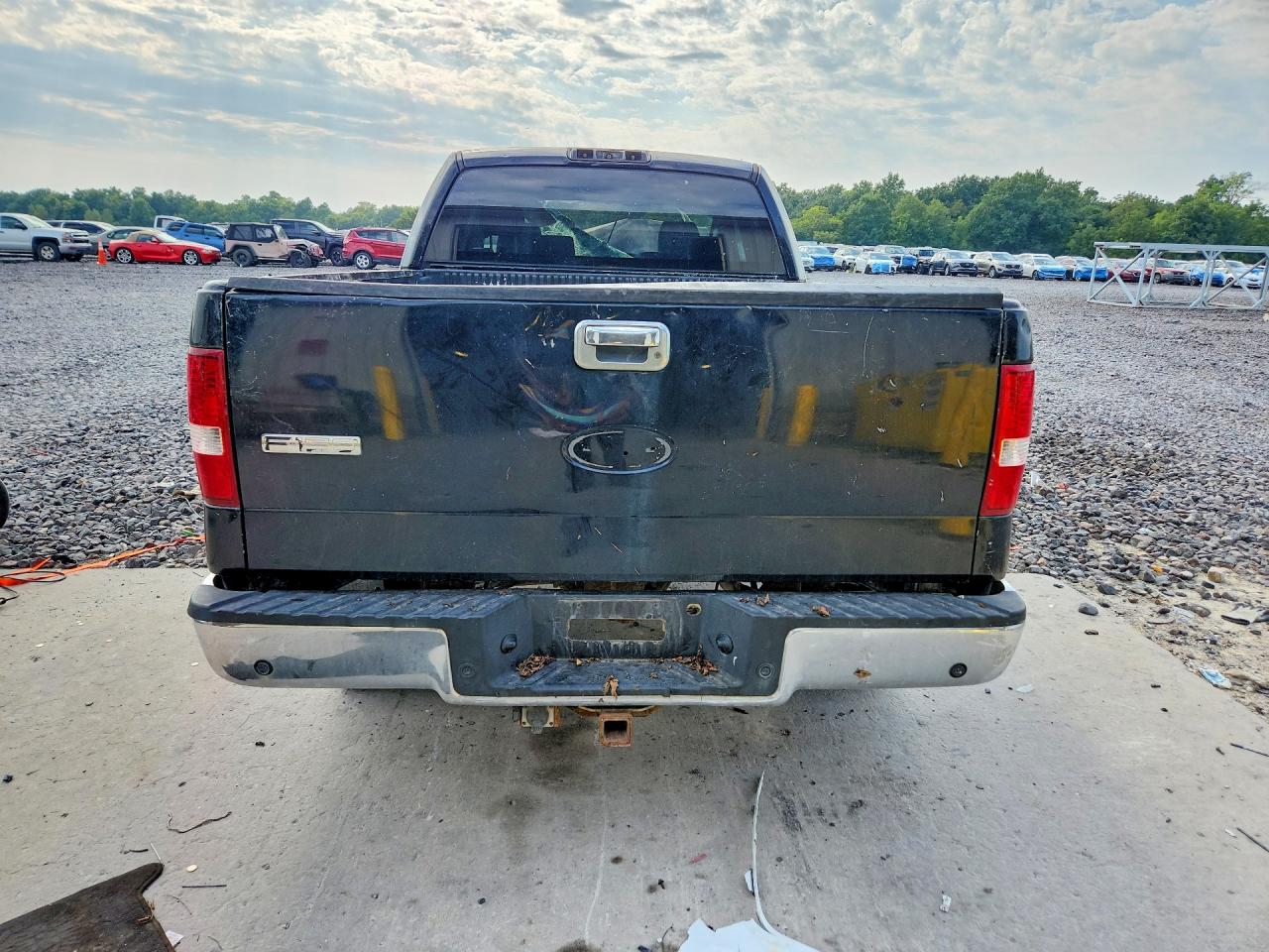 2005 Ford F150 Black vin: 1FTPX14525FB01440