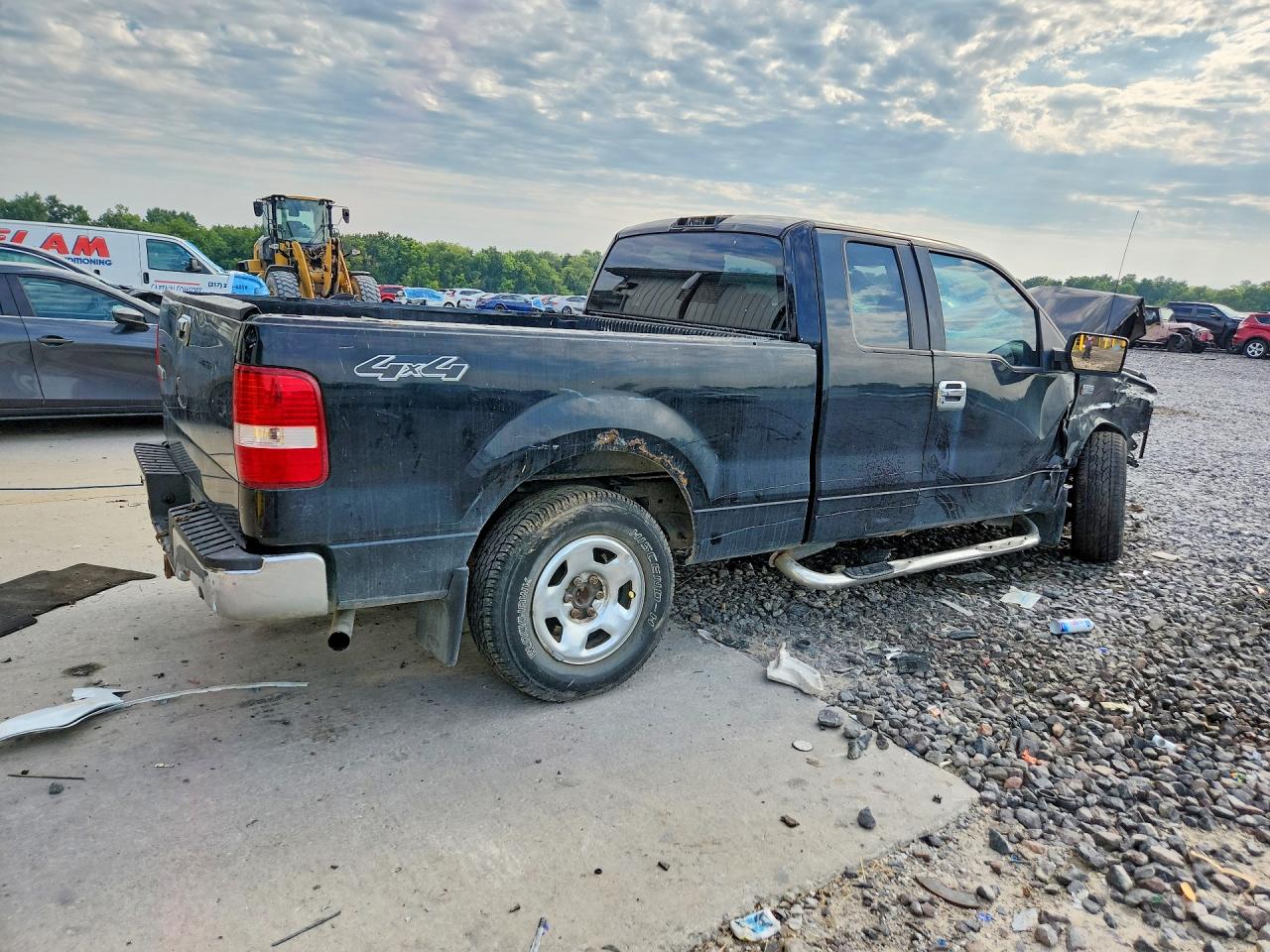 2005 Ford F150 Black vin: 1FTPX14525FB01440