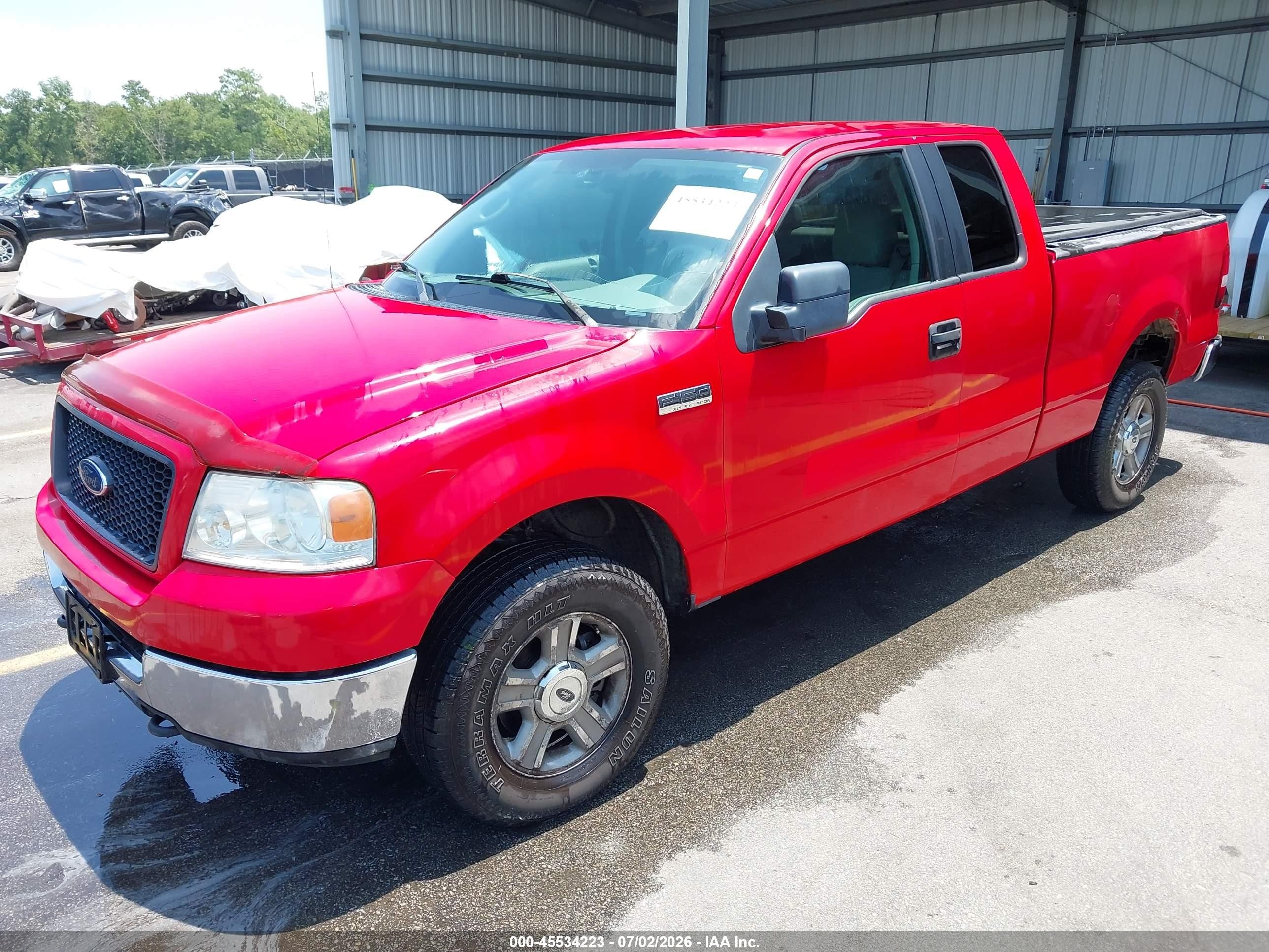 2005 Ford F-150 Fx4/lariat/xl/xlt Red vin: 1FTPX14525FB06007
