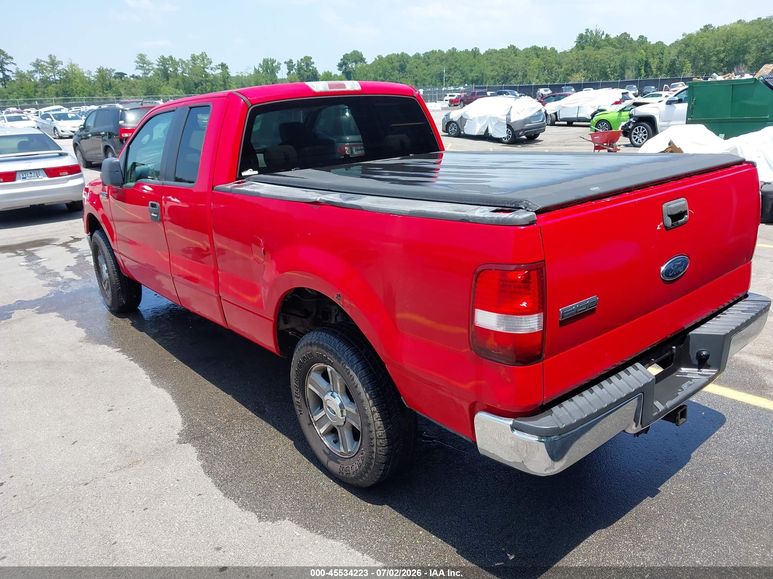 2005 Ford F-150 Fx4/lariat/xl/xlt Red vin: 1FTPX14525FB06007
