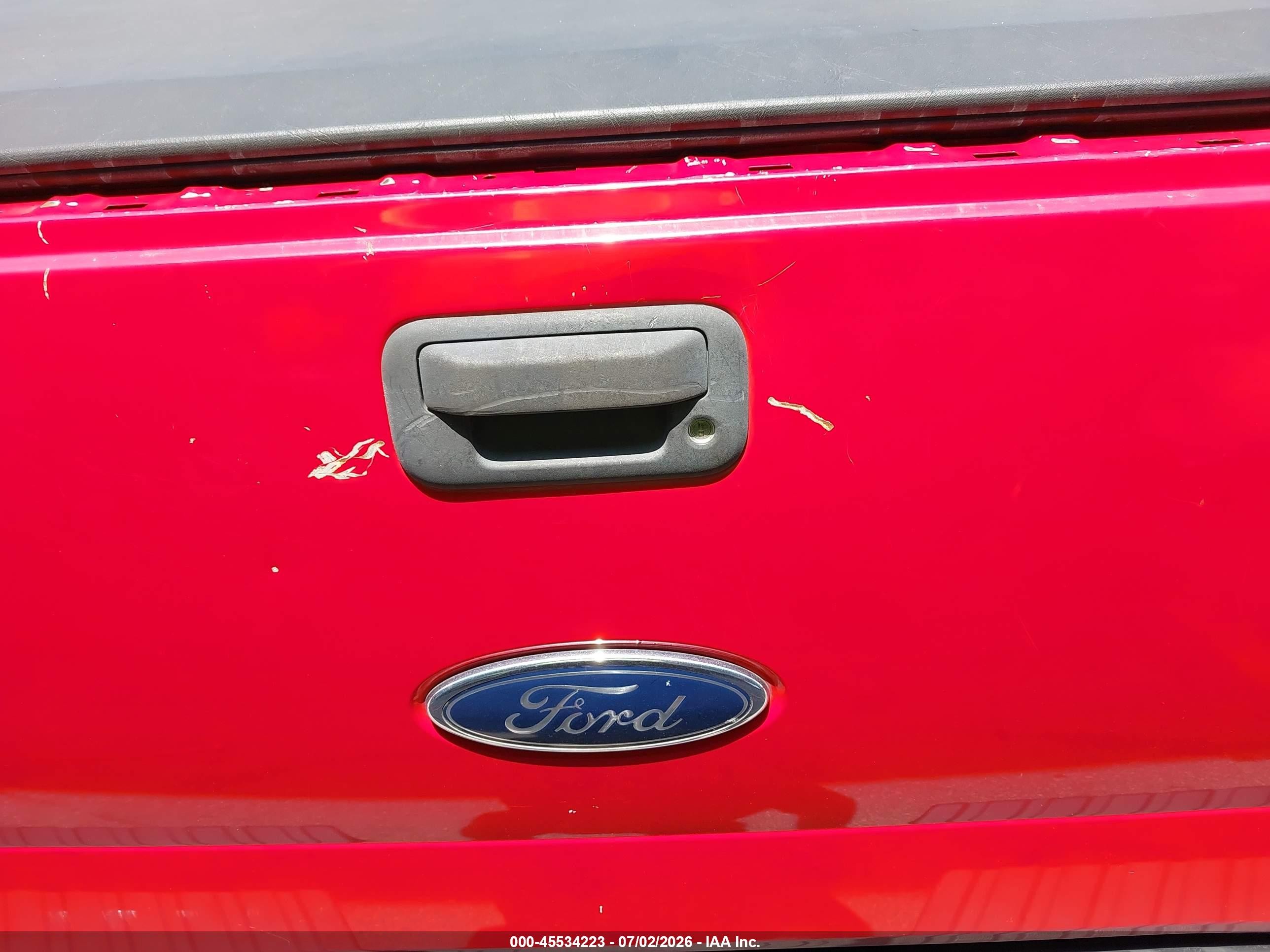 2005 Ford F-150 Fx4/lariat/xl/xlt Red vin: 1FTPX14525FB06007