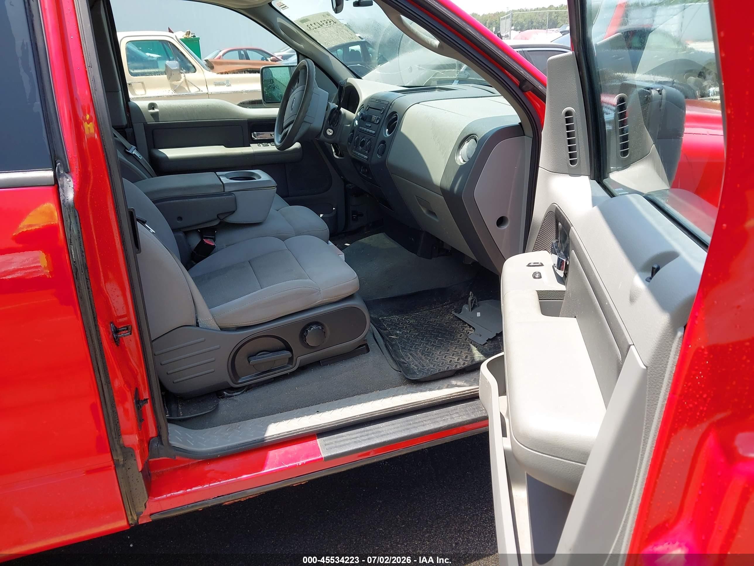 2005 Ford F-150 Fx4/lariat/xl/xlt Red vin: 1FTPX14525FB06007
