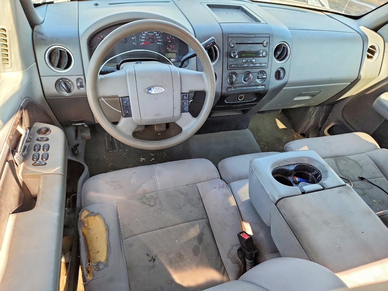 2005 Ford F150 Gray vin: 1FTPX14525KB80454