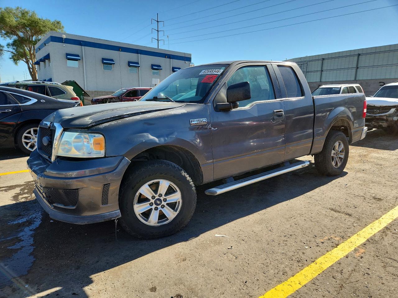 2005 Ford F150 Gray vin: 1FTPX14525KB80454