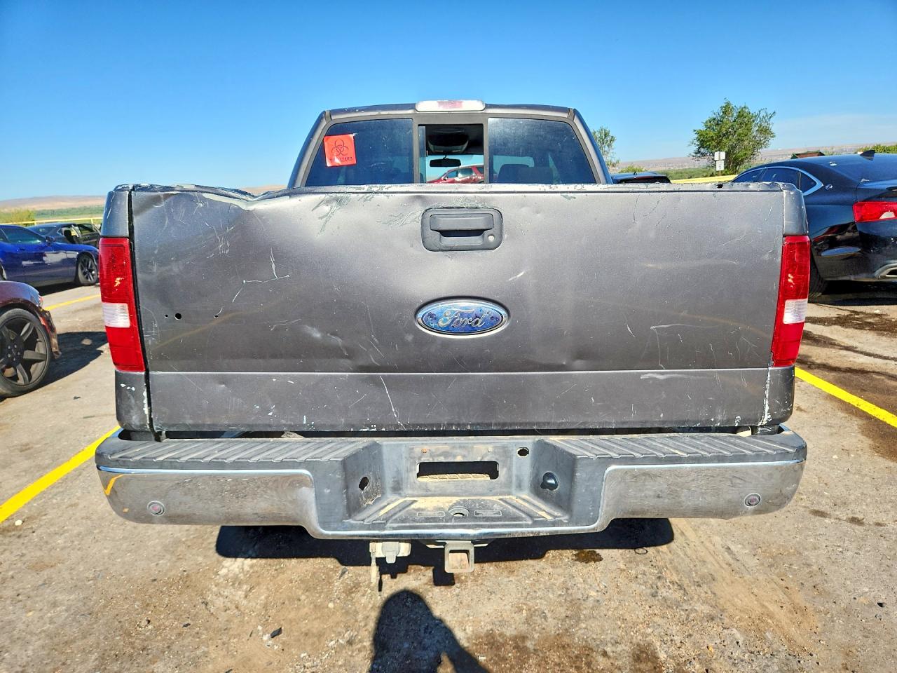 2005 Ford F150 Gray vin: 1FTPX14525KB80454