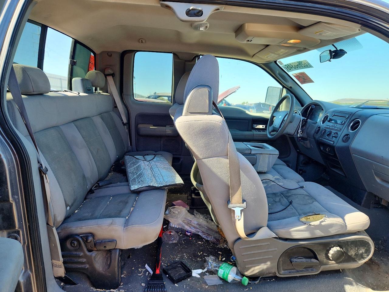 2005 Ford F150 Gray vin: 1FTPX14525KB80454