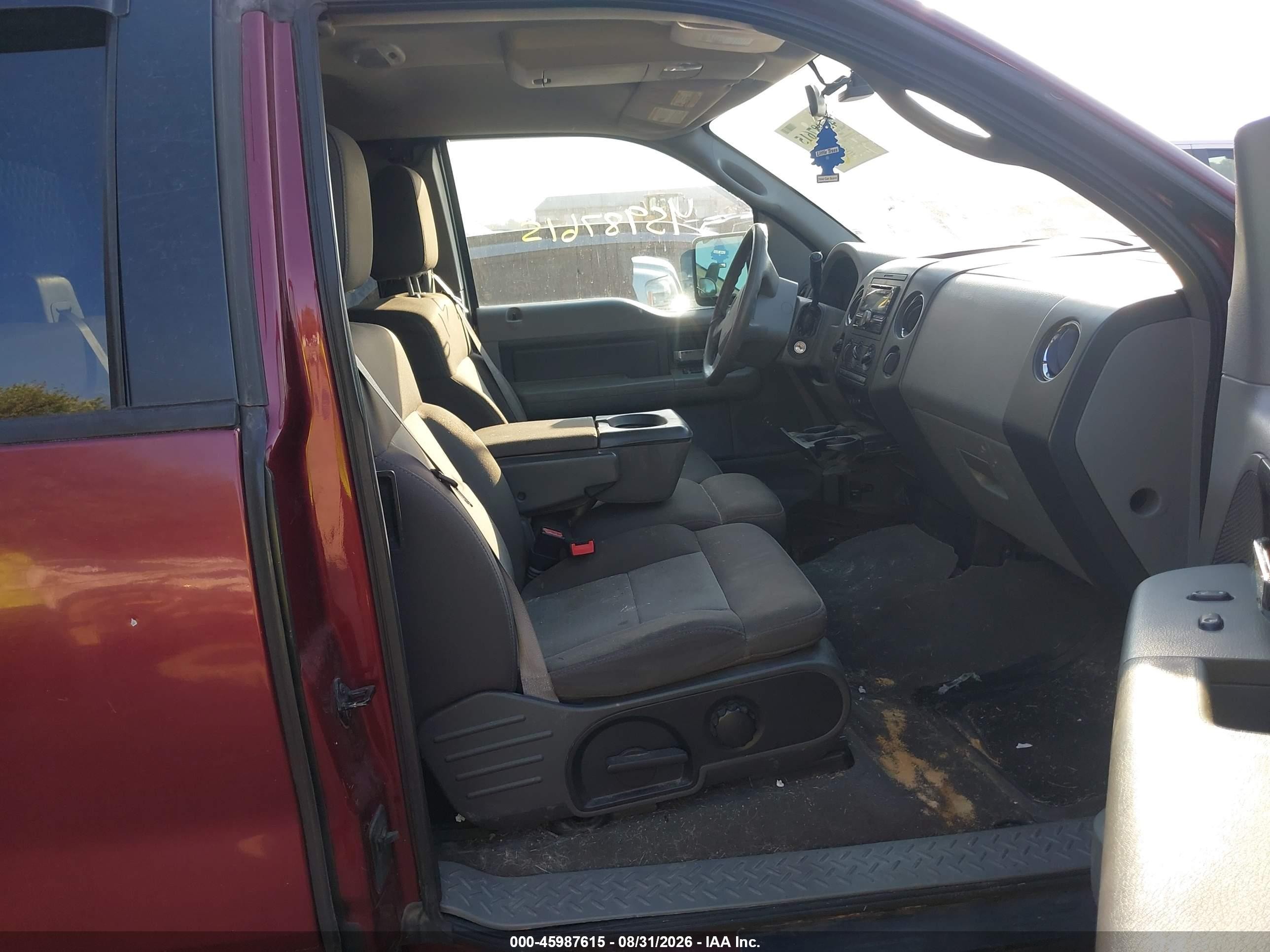 2005 Ford F-150 Fx4/lariat/xl/xlt Red vin: 1FTPX14525NB65077