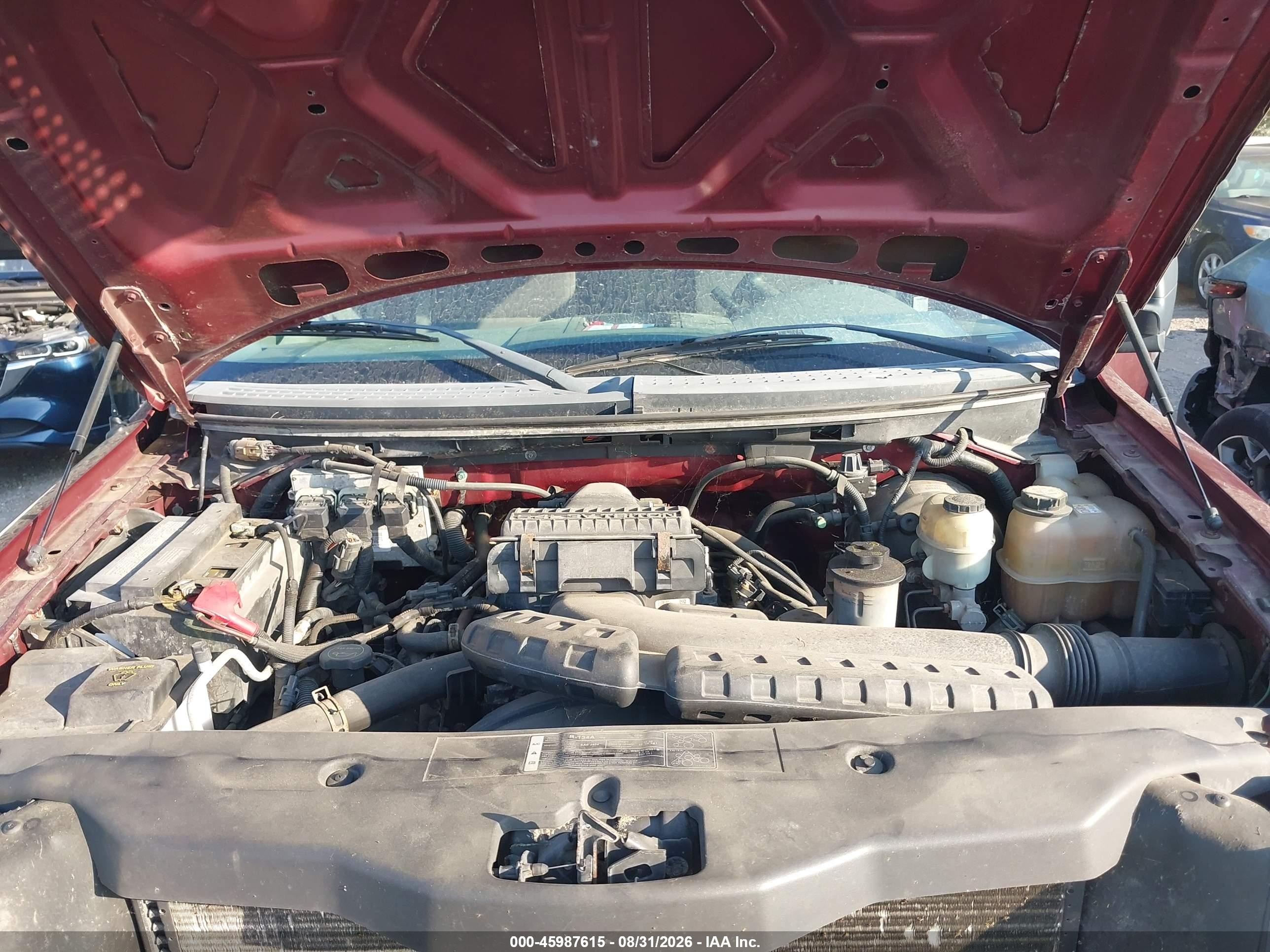 2005 Ford F-150 Fx4/lariat/xl/xlt Red vin: 1FTPX14525NB65077