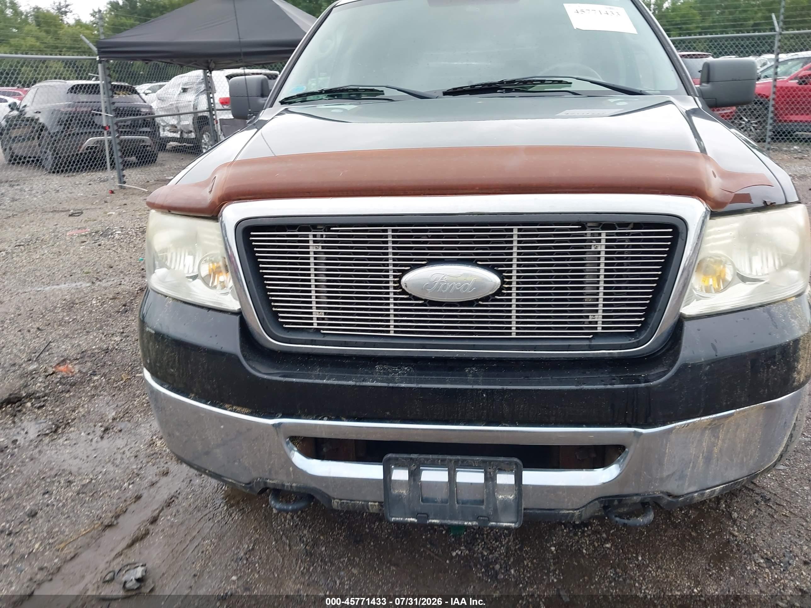 2006 Ford F-150 Fx4/lariat/xl/xlt Black vin: 1FTPX14526FA24571