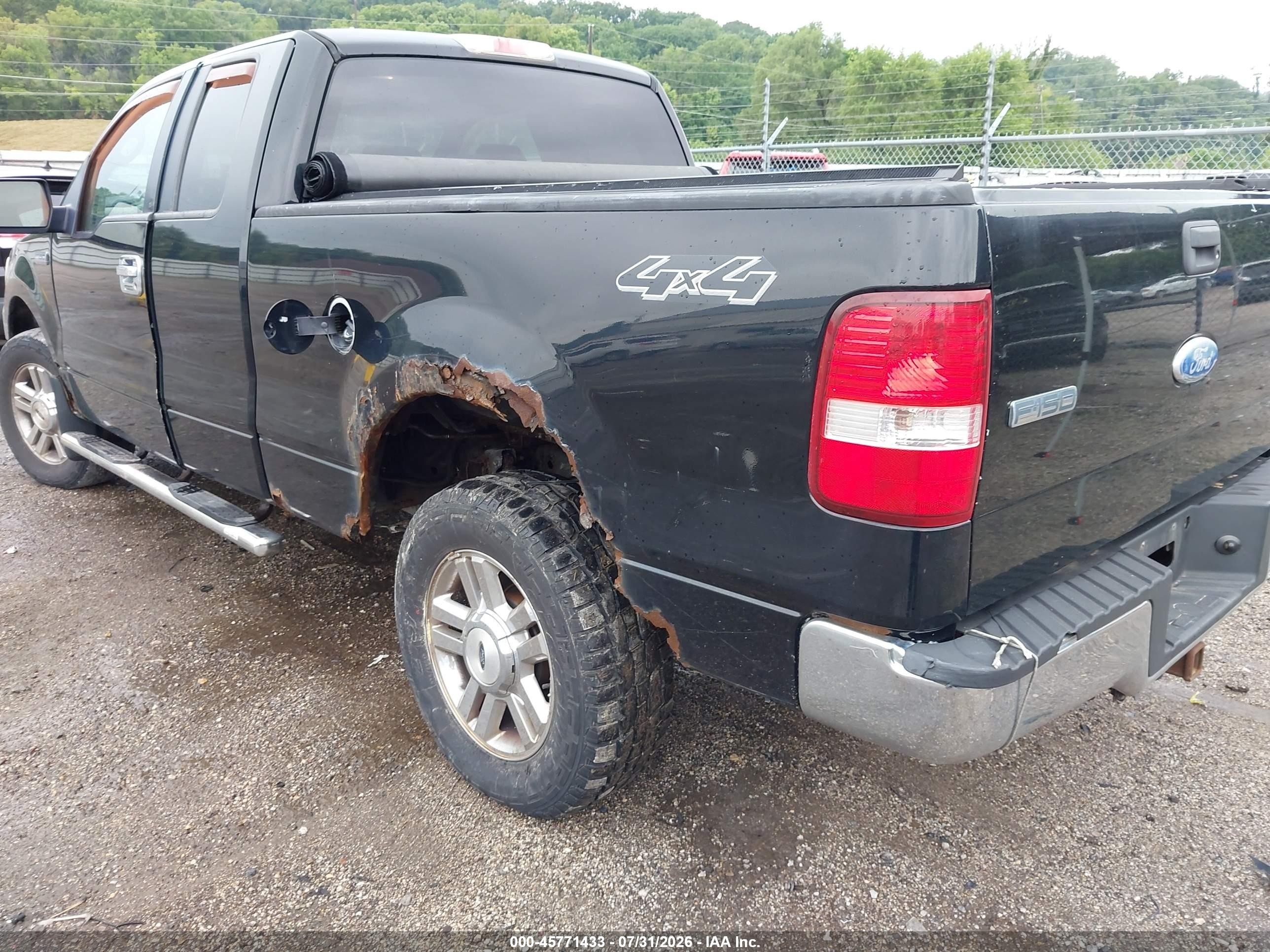 2006 Ford F-150 Fx4/lariat/xl/xlt Black vin: 1FTPX14526FA24571
