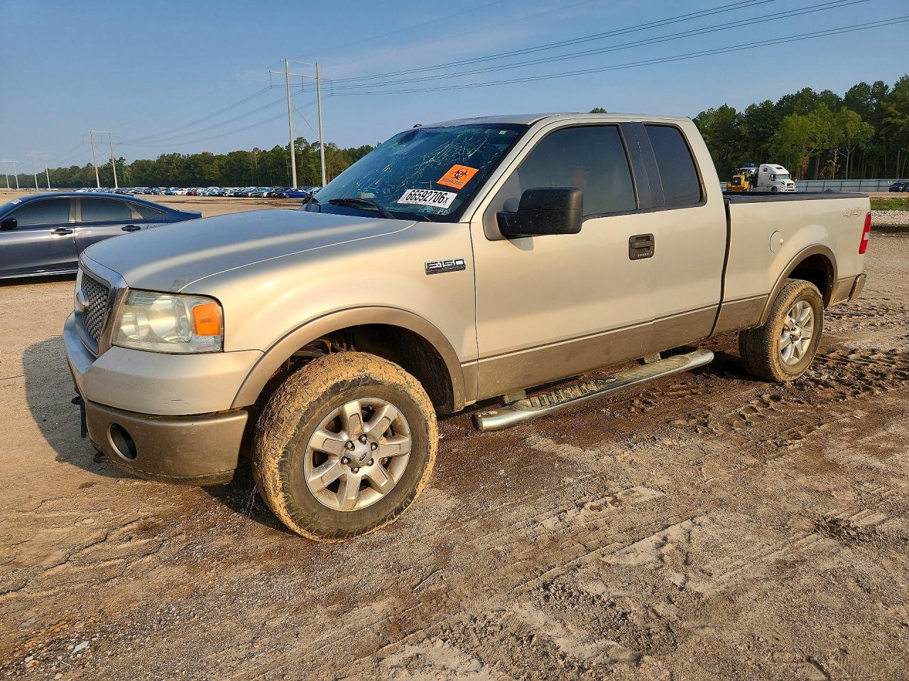 2006 Ford F150 Beige vin: 1FTPX14526FA31178