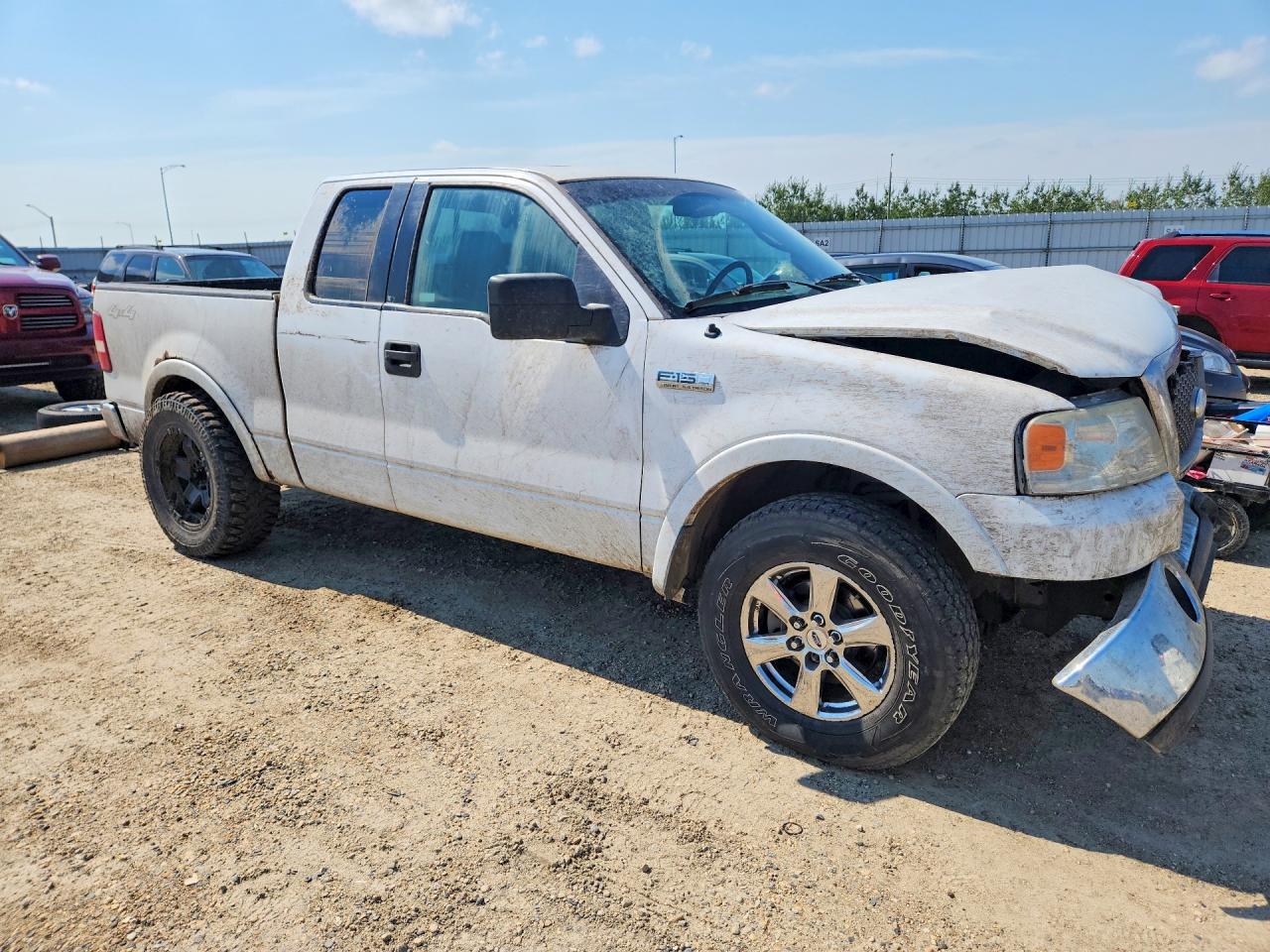 2006 Ford F150 White vin: 1FTPX14526FA96905