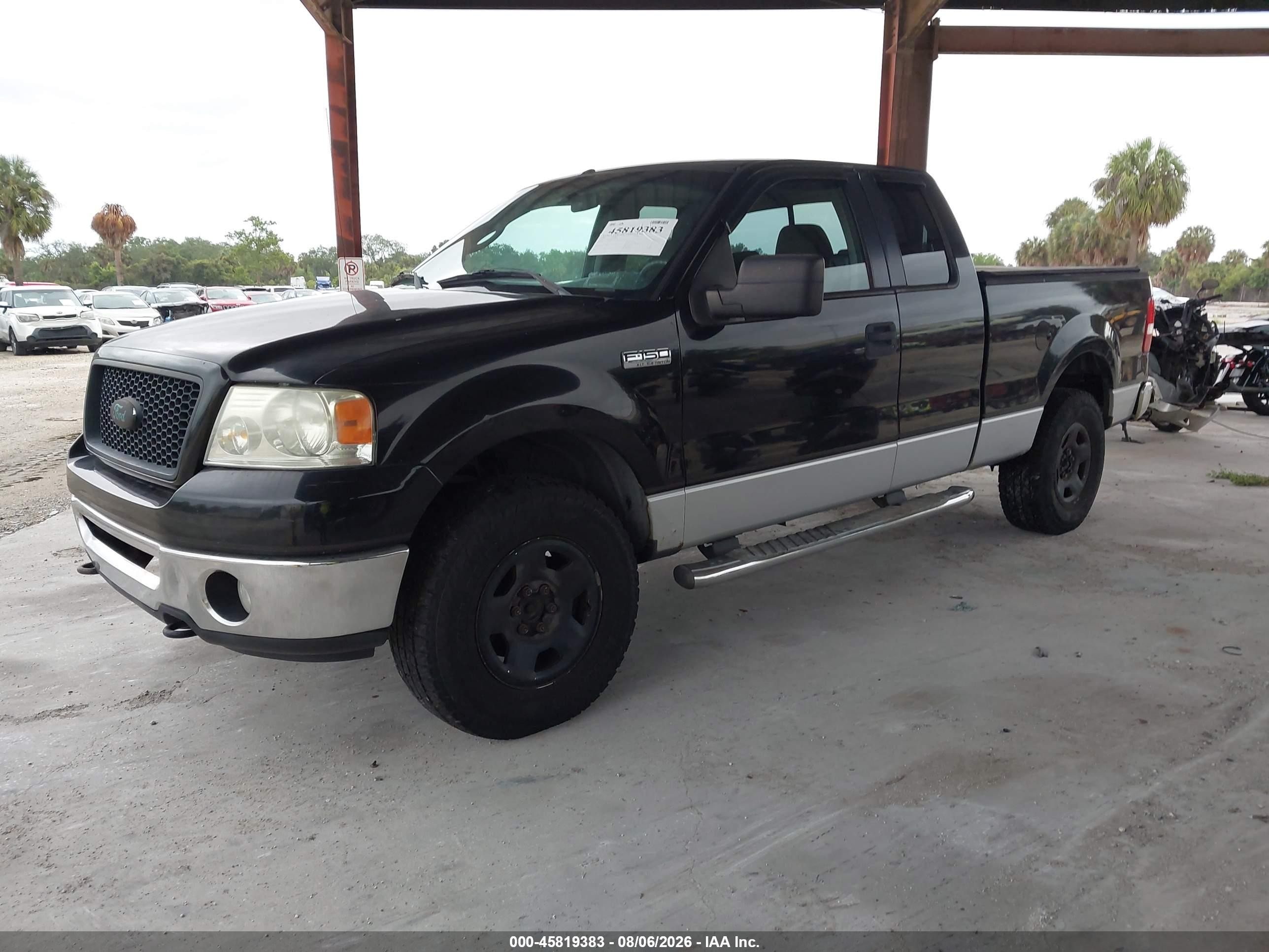 2006 Ford F-150 Fx4/lariat/xl/xlt Черный vin: 1FTPX14526NA10949