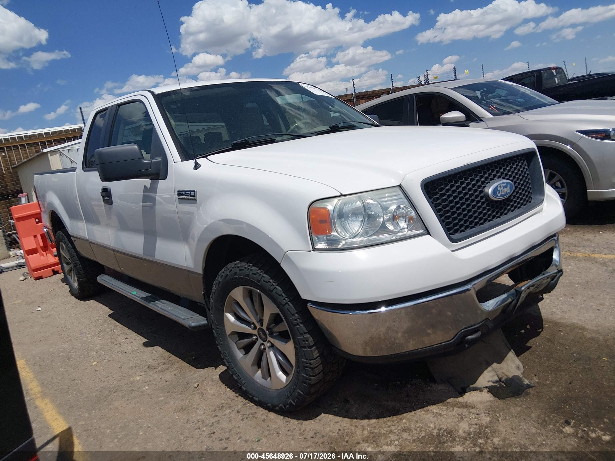 2006 Ford F-150 Fx4/lariat/xl/xlt Белый vin: 1FTPX14526NA68401