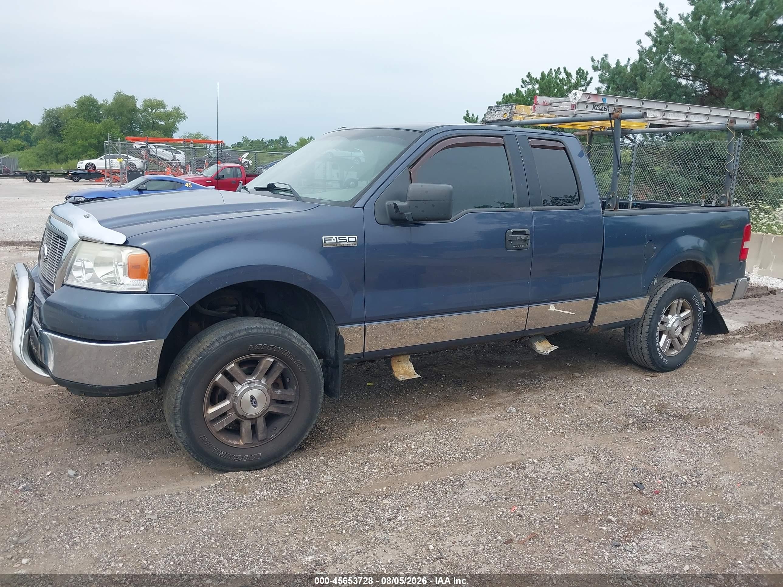 2006 Ford F-150 Blue vin: 1FTPX14526NB19511