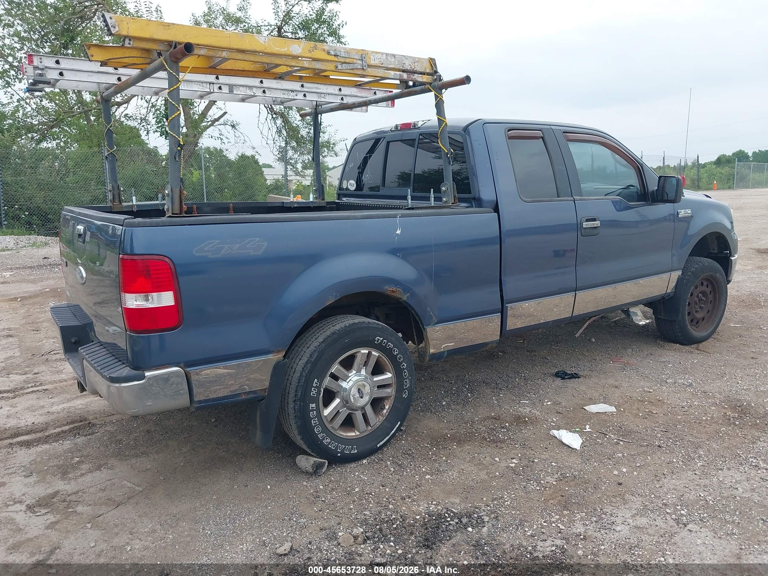 2006 Ford F-150 Blue vin: 1FTPX14526NB19511