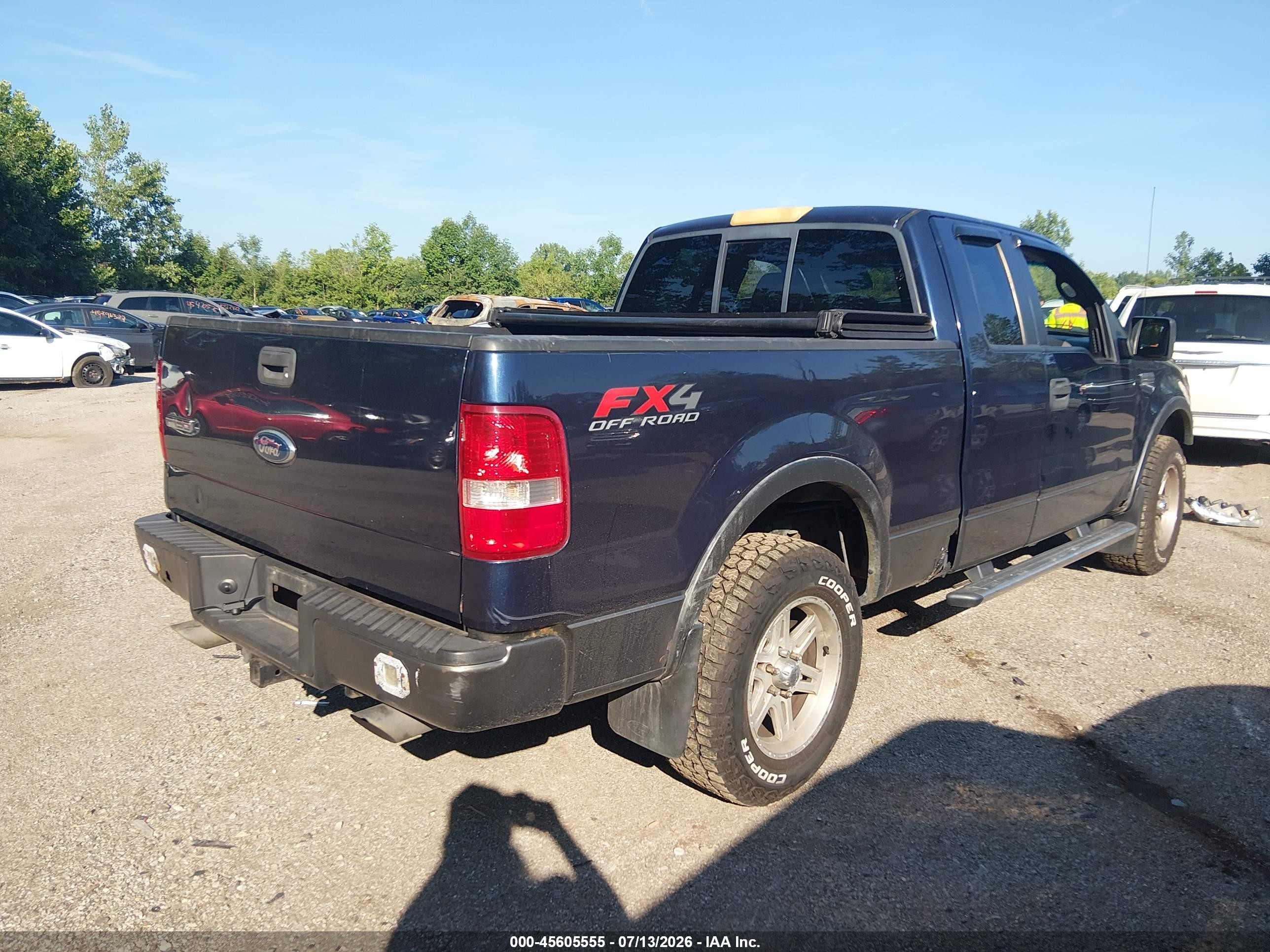 2006 Ford F-150   Blue vin: 1FTPX14526NB75917