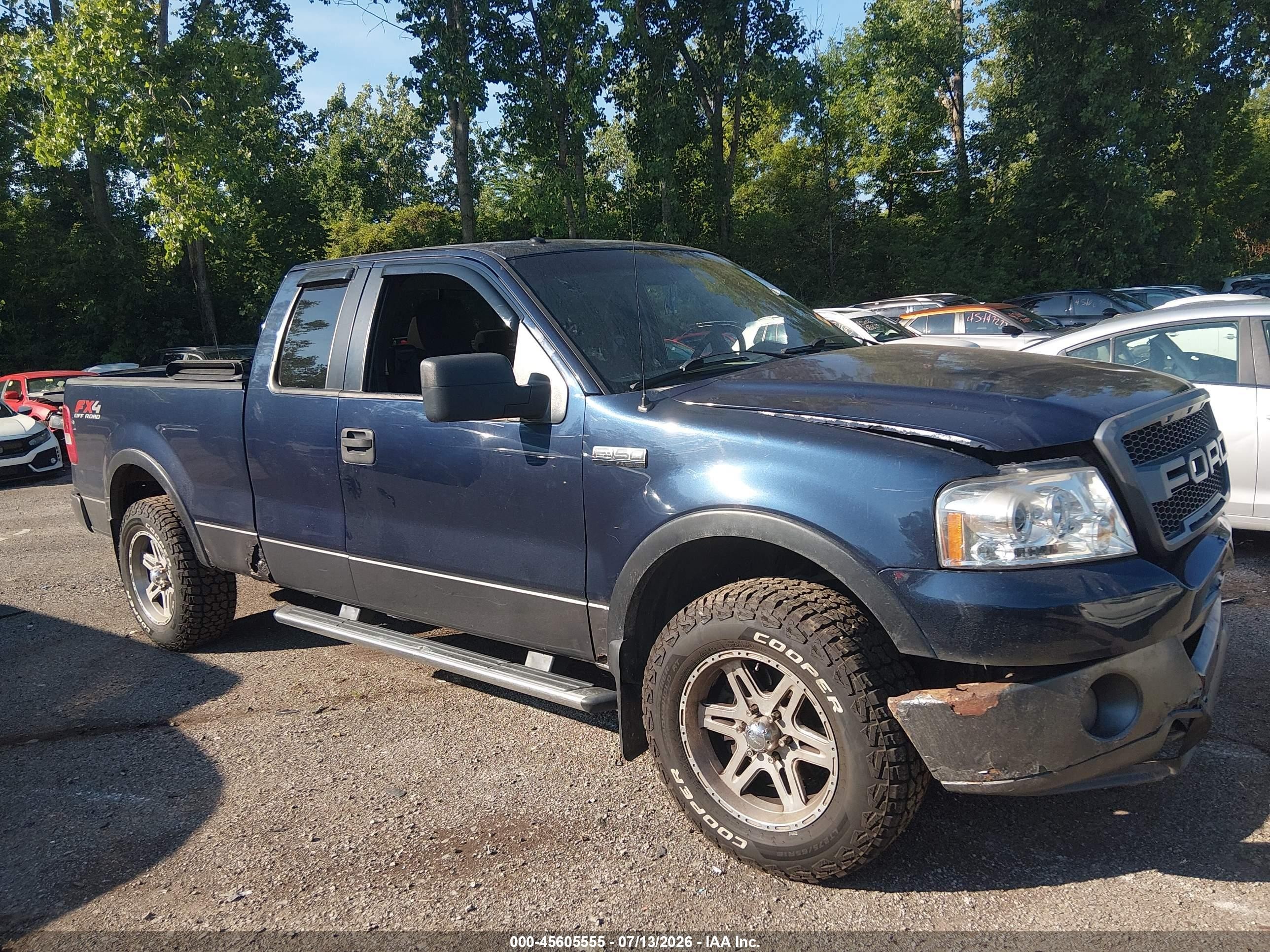 2006 Ford F-150   Blue vin: 1FTPX14526NB75917