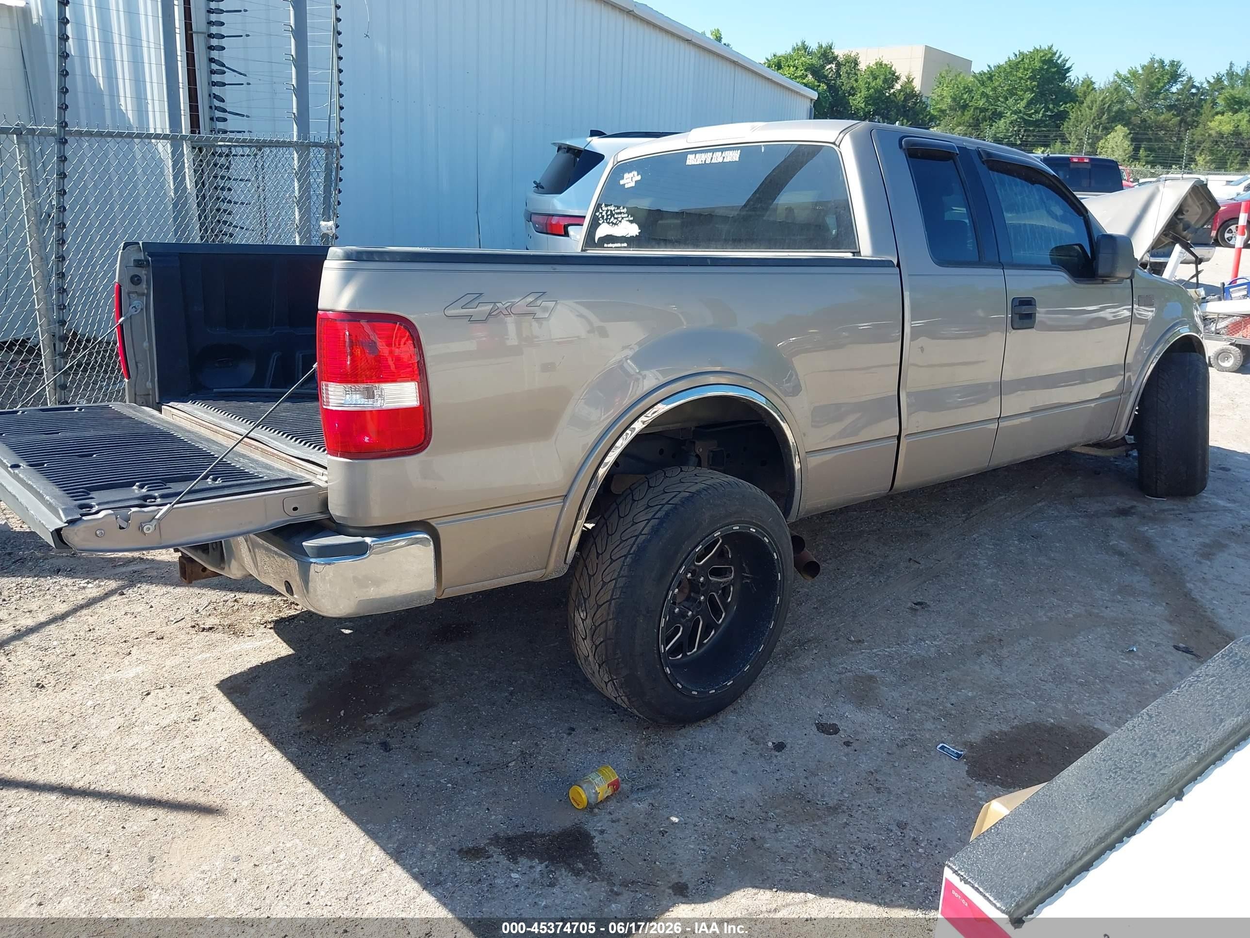 2004 Ford F-150 Fx4/lariat/xl/xlt Brown vin: 1FTPX14534NA27546
