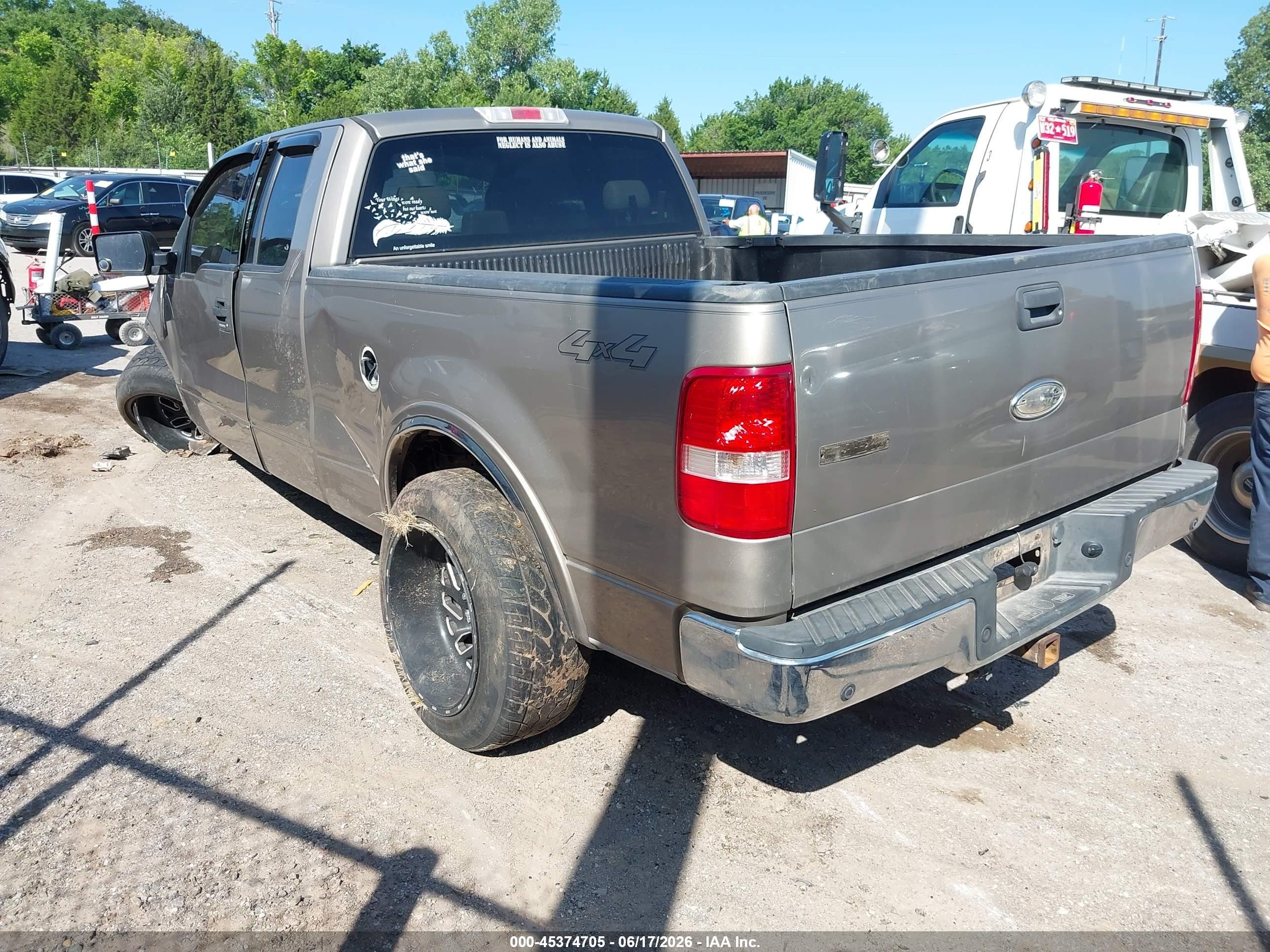 2004 Ford F-150 Fx4/lariat/xl/xlt Brown vin: 1FTPX14534NA27546