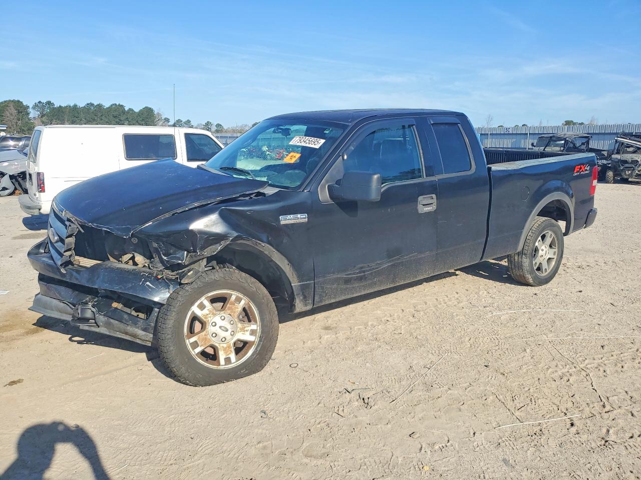 2004 Ford F150 Black vin: 1FTPX14534NA86547