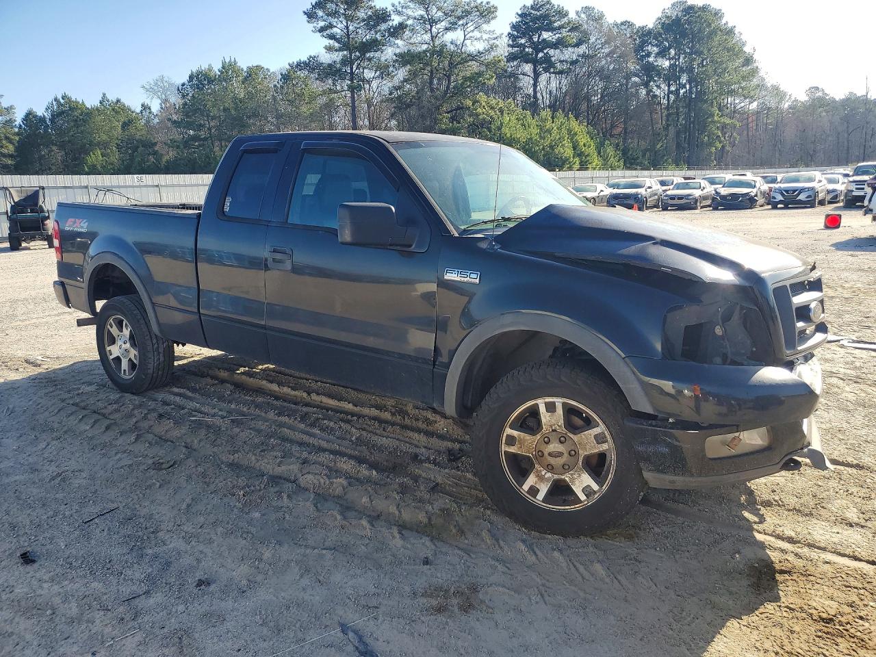 2004 Ford F150 Black vin: 1FTPX14534NA86547