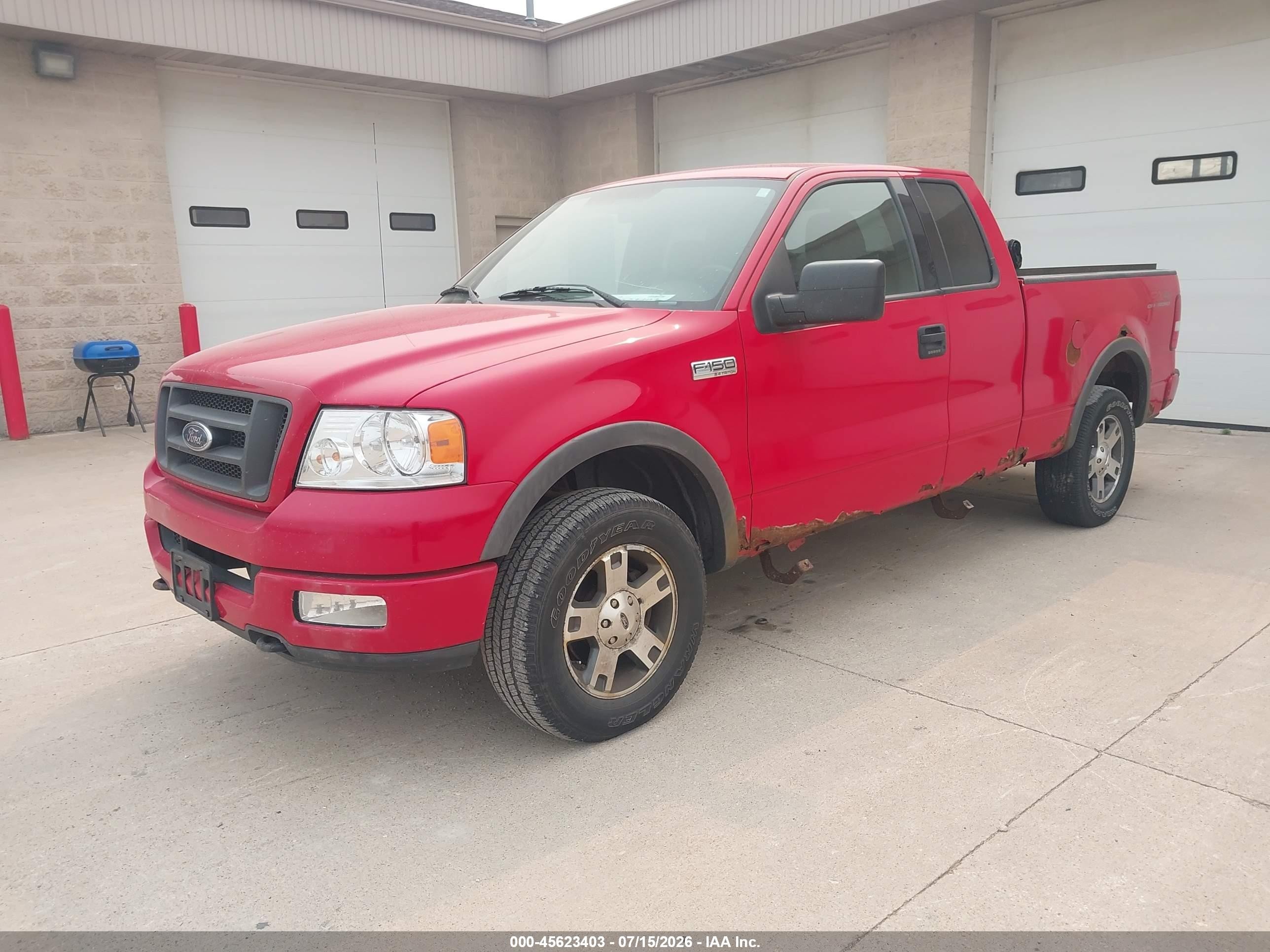 2004 Ford F-150   Красный vin: 1FTPX14534NB42051