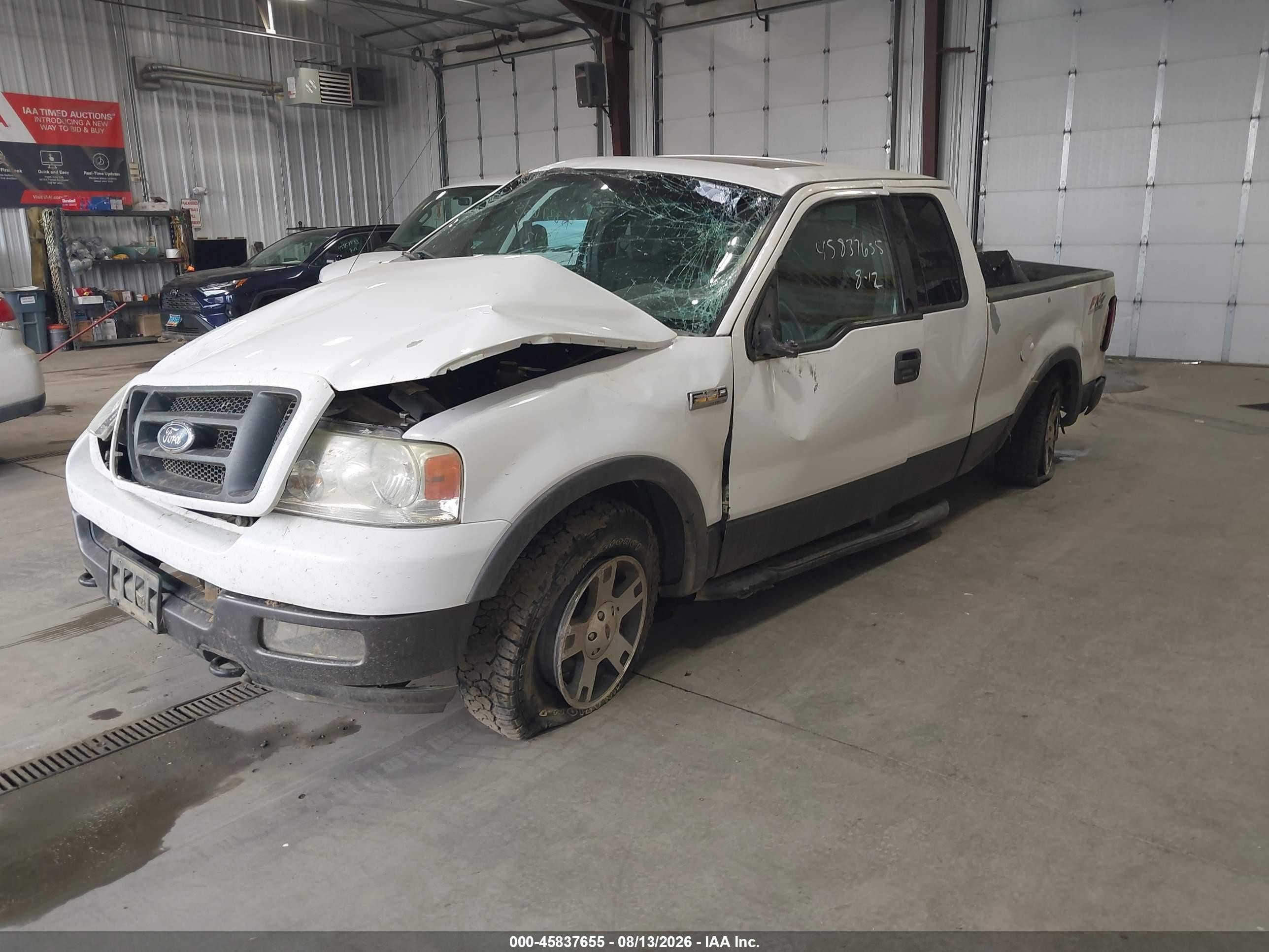 2004 Ford F-150 Fx4/lariat/xl/xlt White vin: 1FTPX14534NC55174