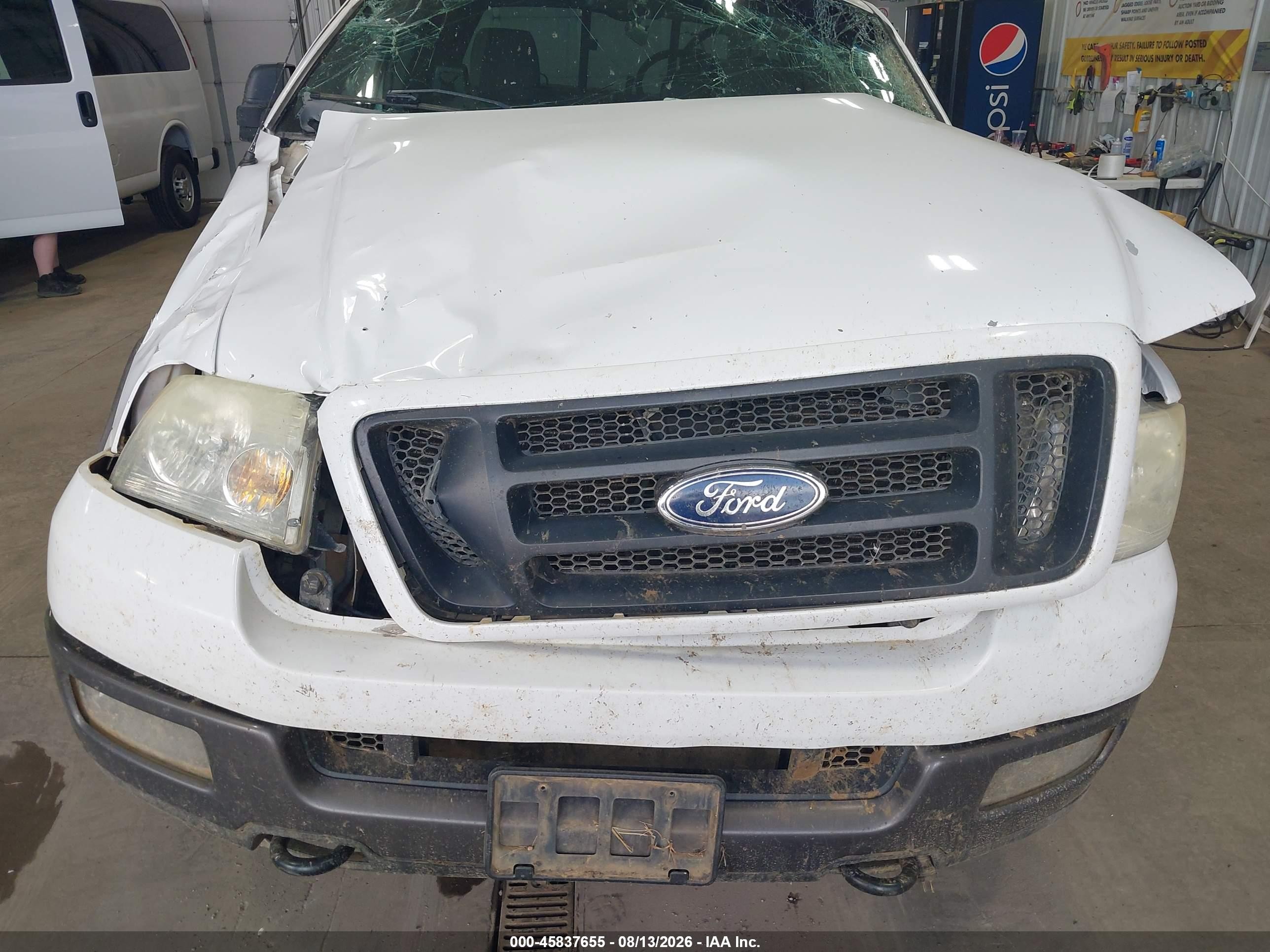 2004 Ford F-150 Fx4/lariat/xl/xlt White vin: 1FTPX14534NC55174