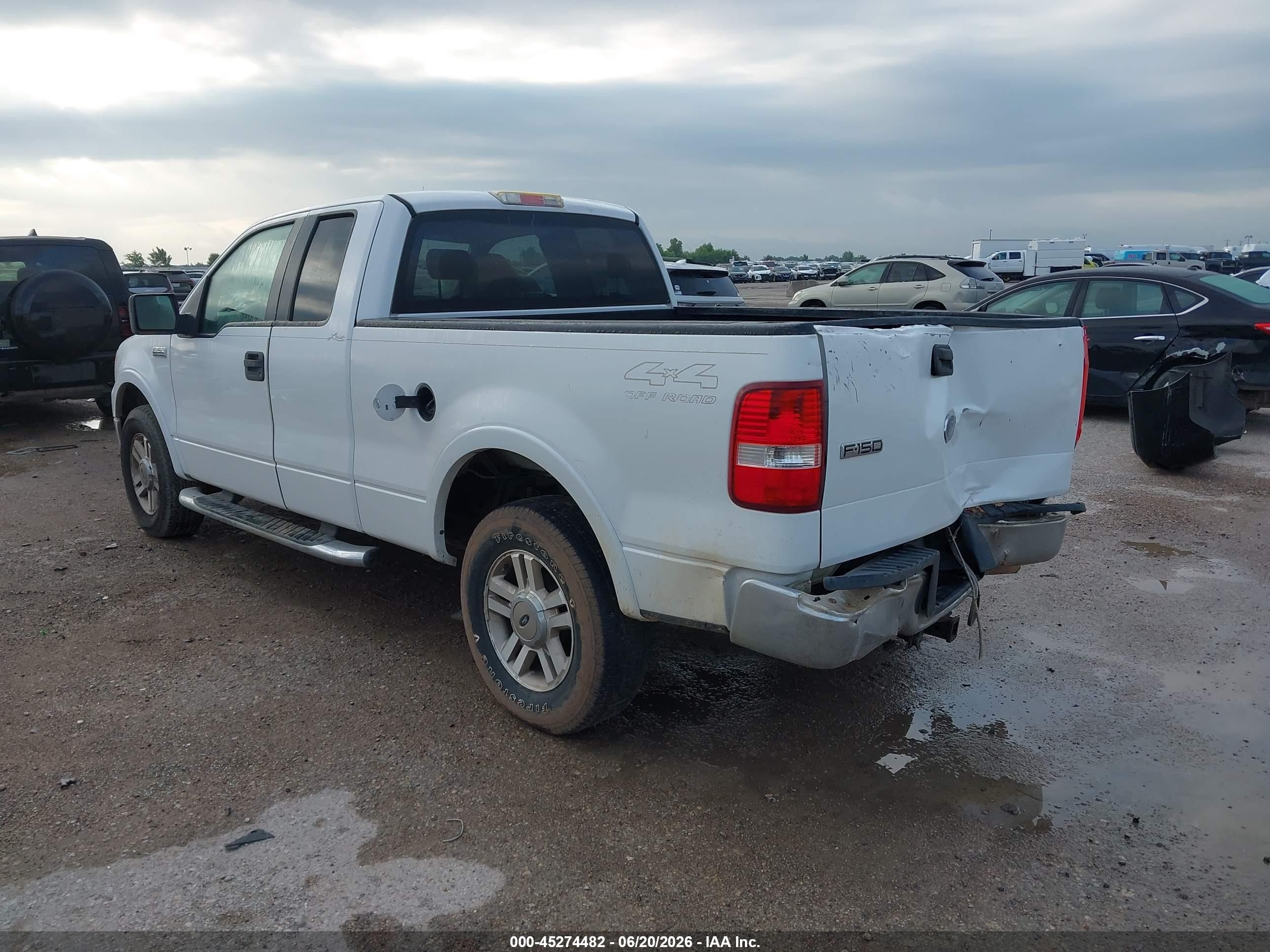 2005 Ford F-150 Fx4/lariat/xl/xlt White vin: 1FTPX14535NA28021